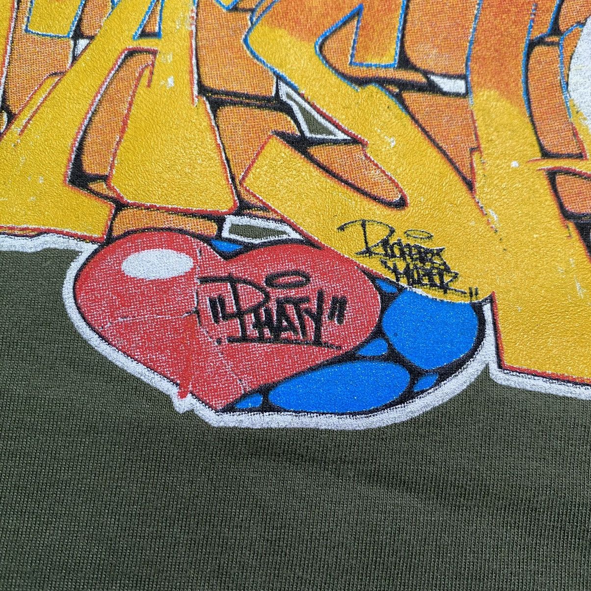 agnes b. Vintage Agnes B. Sport X Phaty Hiphop Graffiti Sleeveless Size L / US 10 / IT 46 - 8 Thumbnail