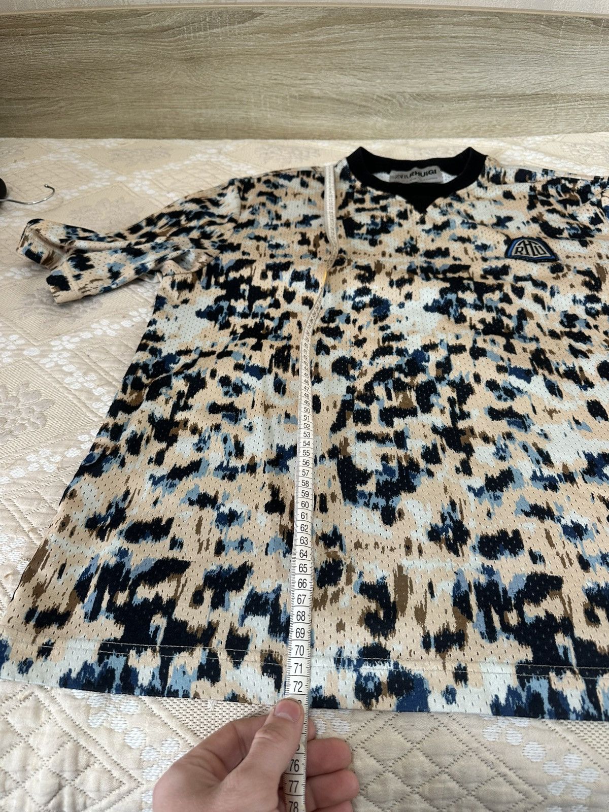Rhude × Zara 🔥 Zara x Rhude Rhuigi Animal Print Oversized Jersey T Shirt Size US L / EU 52-54 / 3 - 8 Thumbnail