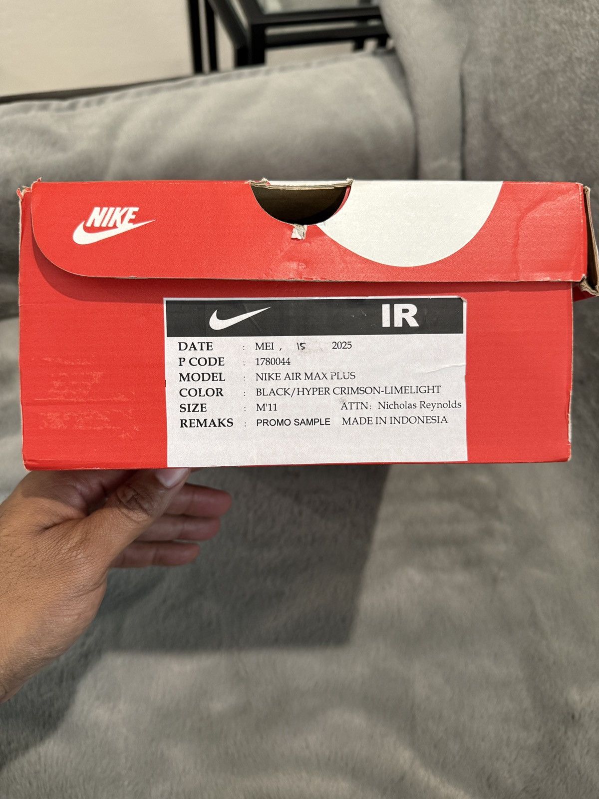 Nike Nike Air Max Plus Sunrise PROMO SAMPLE DM0032-028 DS OG ALL Size US 11 / EU 44 - 11 Thumbnail