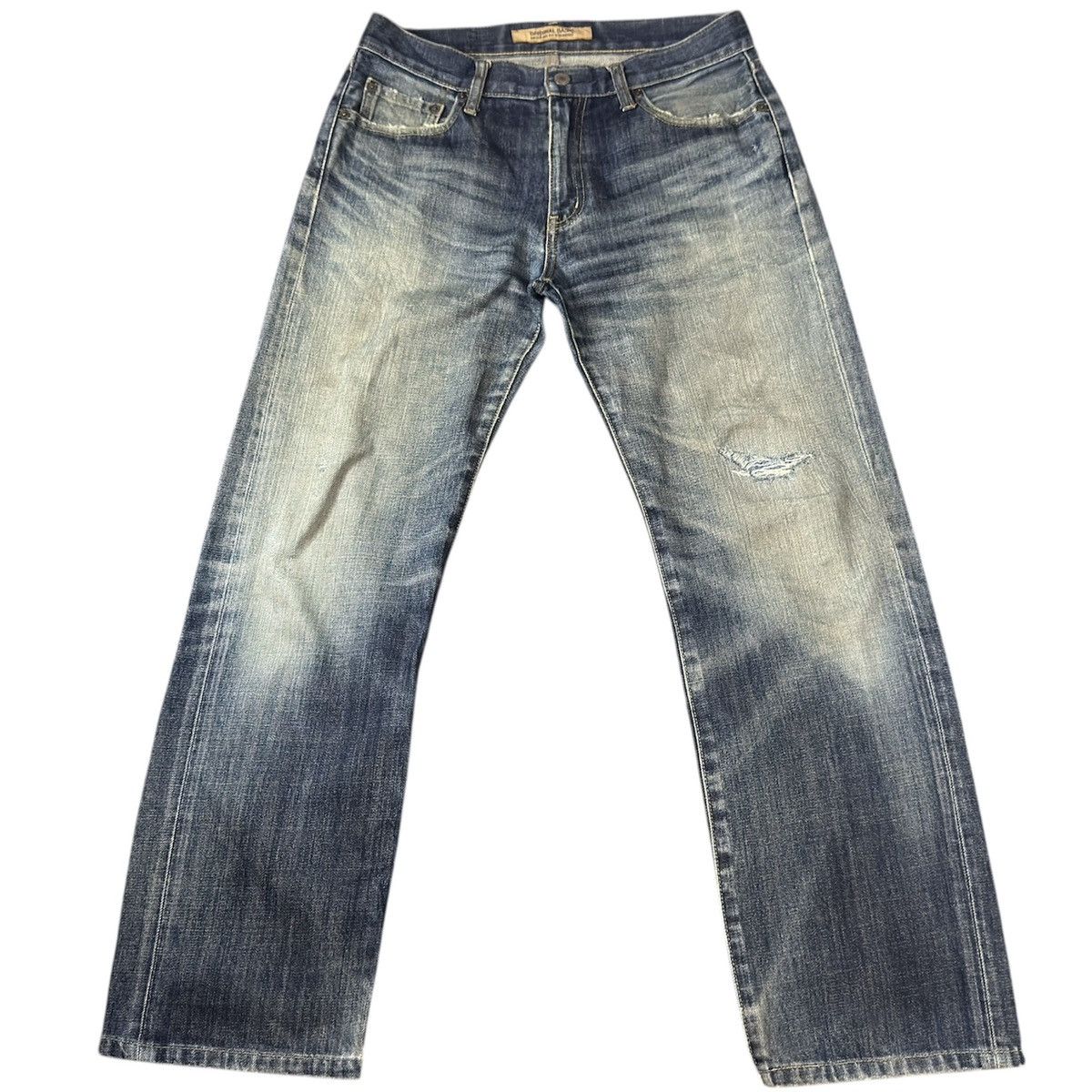 Undercover × Uniqlo 🔥🇯🇵 Vintage Japanese Uniqlo S002 Faded Jeans Denim Size US 31 - 1 Thumbnail