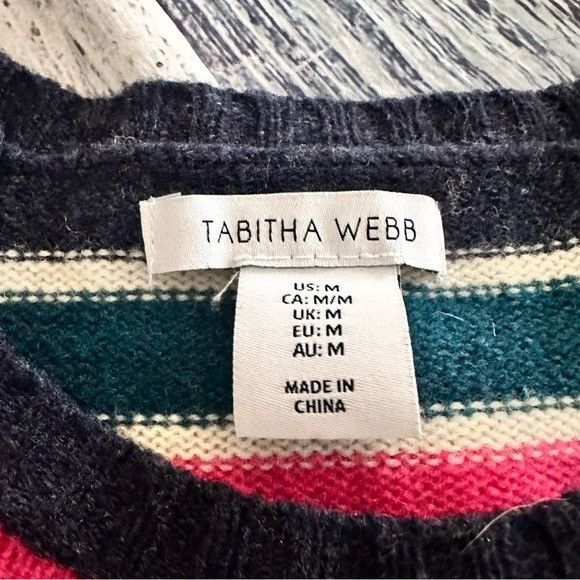 Other Tabitha Webb Wool Striped Multicolor Sweater Size M / US 6-8 / IT 42-44 - 5 Thumbnail