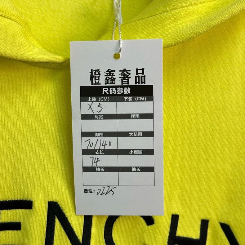Givenchy Givenchy Chest Letter Embroidered Hoodie XS Size Size US XS / EU 42 / 0 - 5 Thumbnail