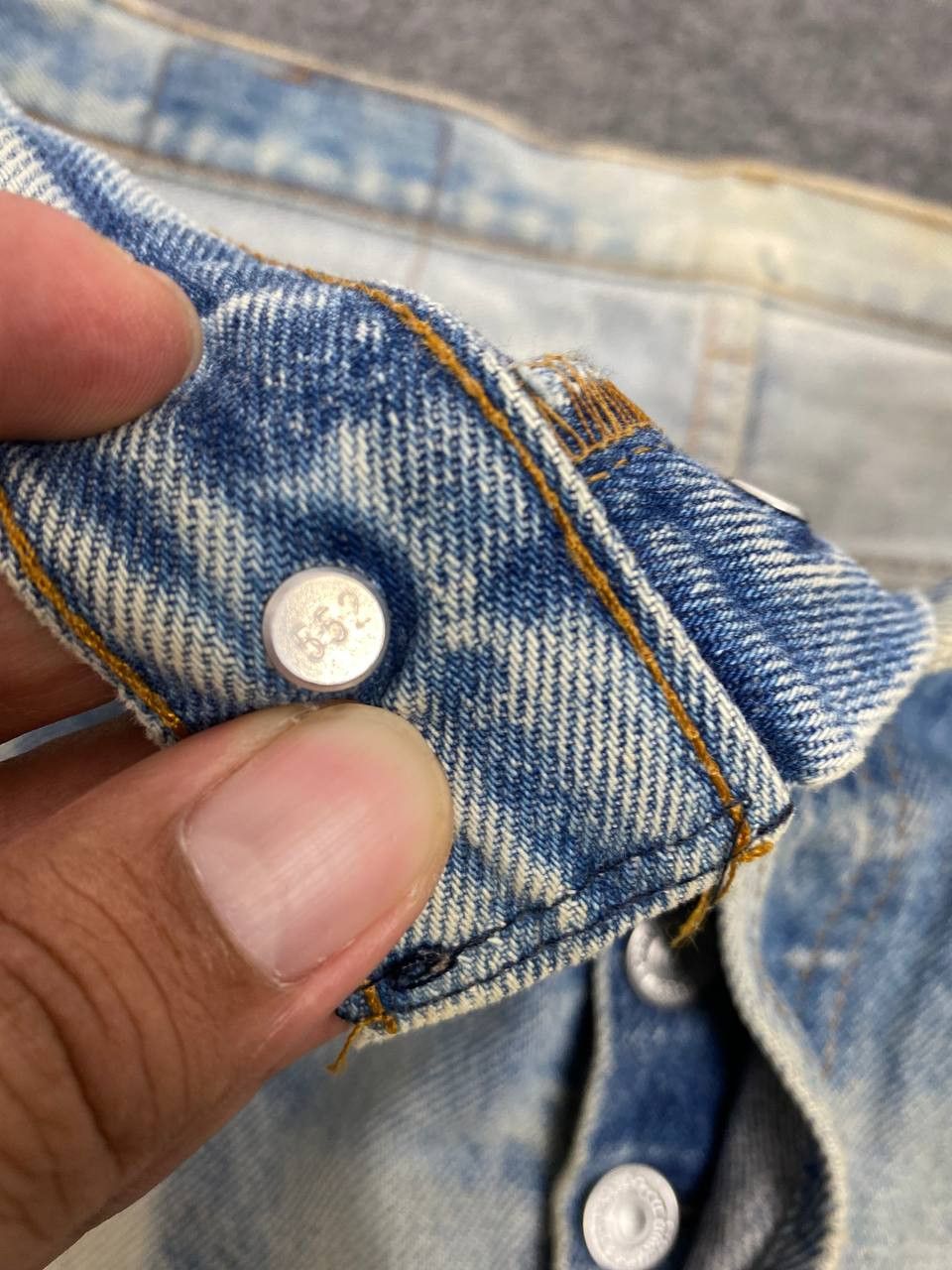 Levi's vintage levis 501 acid wash distressed denim nice design Size US 34 / EU 50 - 16 Thumbnail