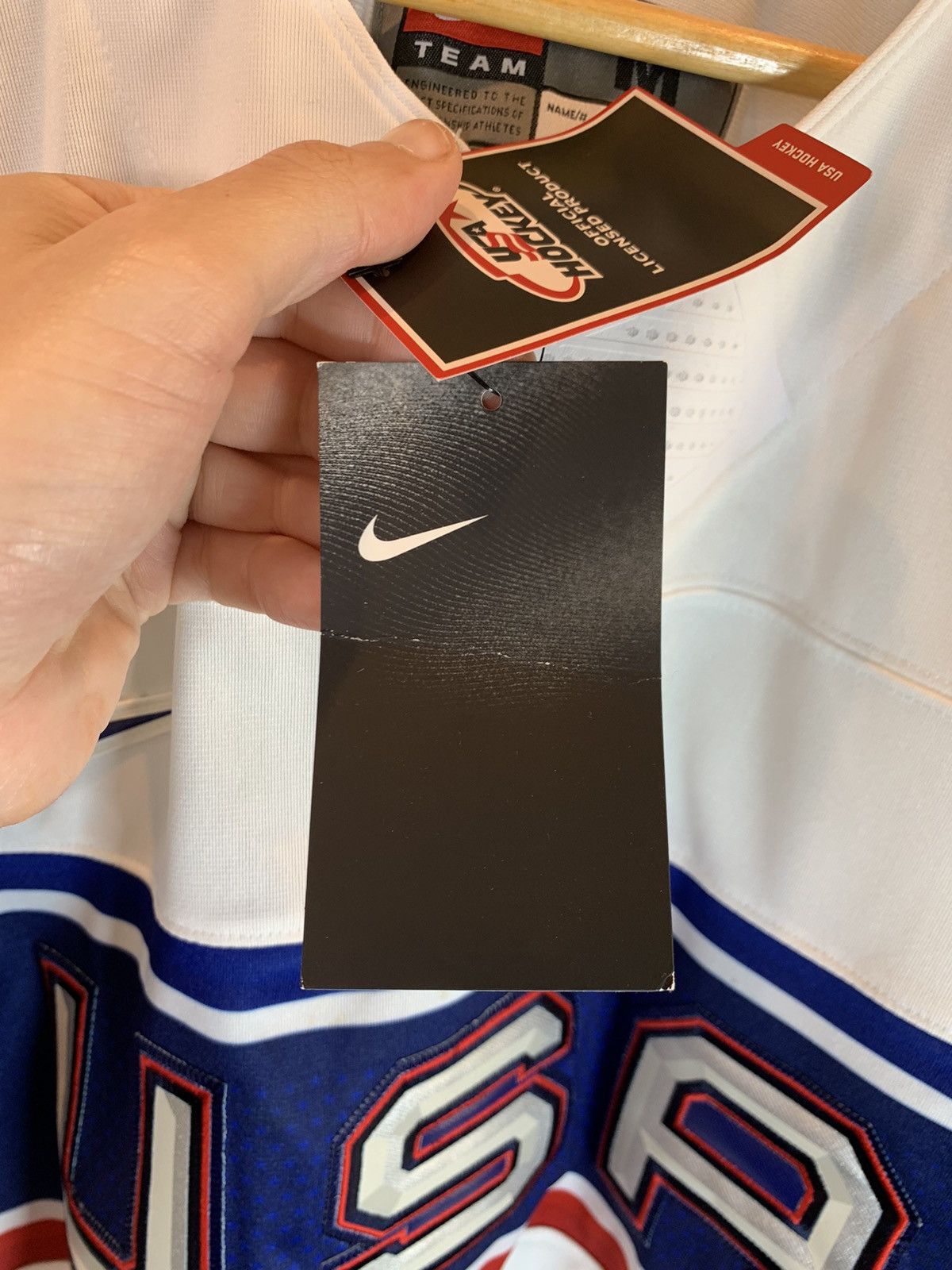 NHL × Nike *RARE* New Nike Team USA Hockey Jersey Embroidered Size US M / EU 48-50 / 2 - 10 Thumbnail