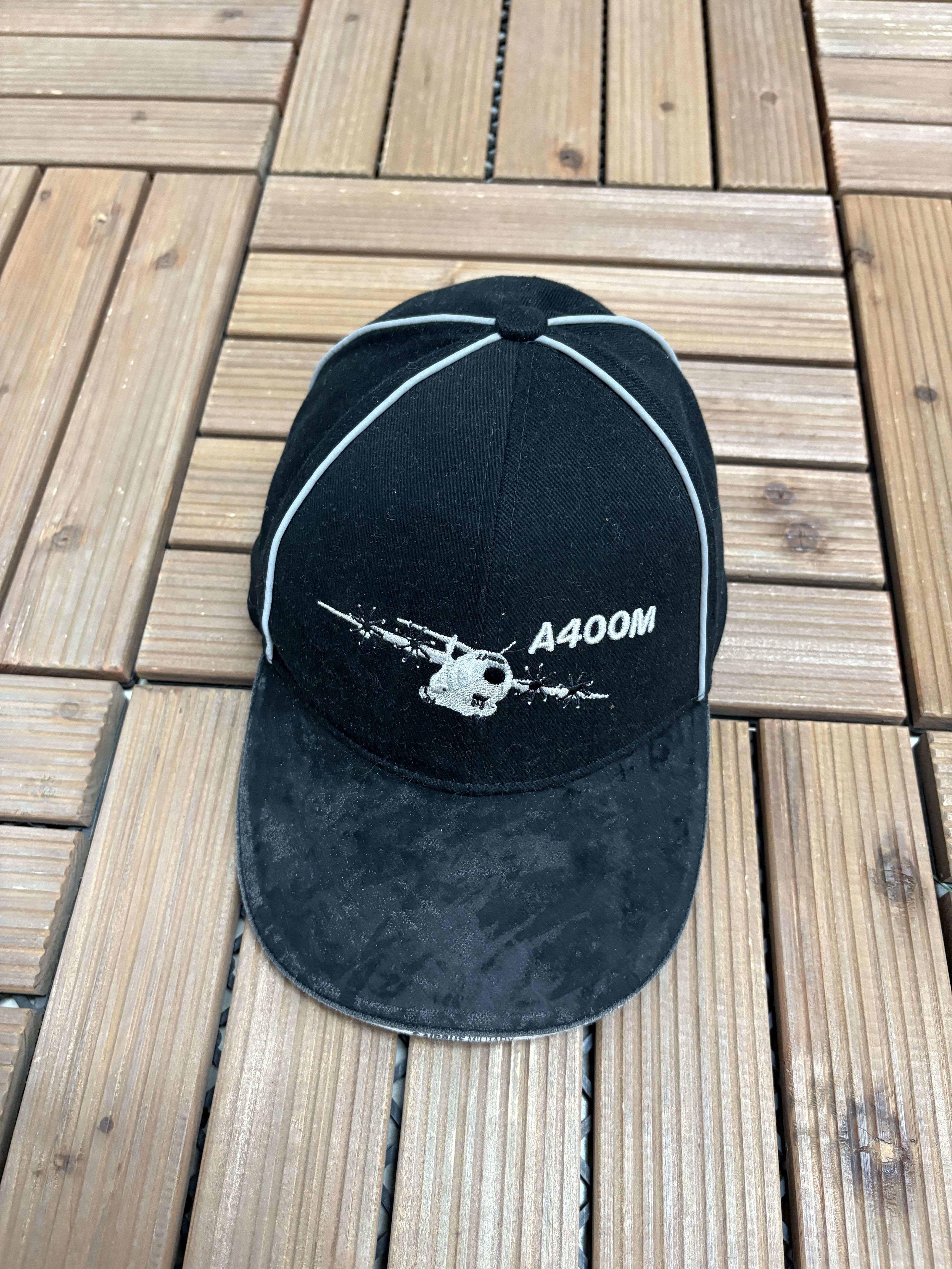 Vintage Airbus A400M Atlas Vintage Metal Clasp Black Hat Size ONE SIZE - 1 Thumbnail