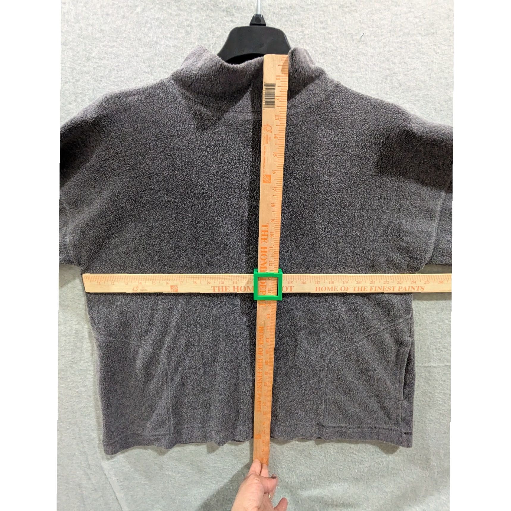 Eileen Fisher Eileen Fisher Sweater Pullover Womens Medium High Neck Pocket Soft Fleece Gray Size M / US 6-8 / IT 42-44 - 4 Thumbnail