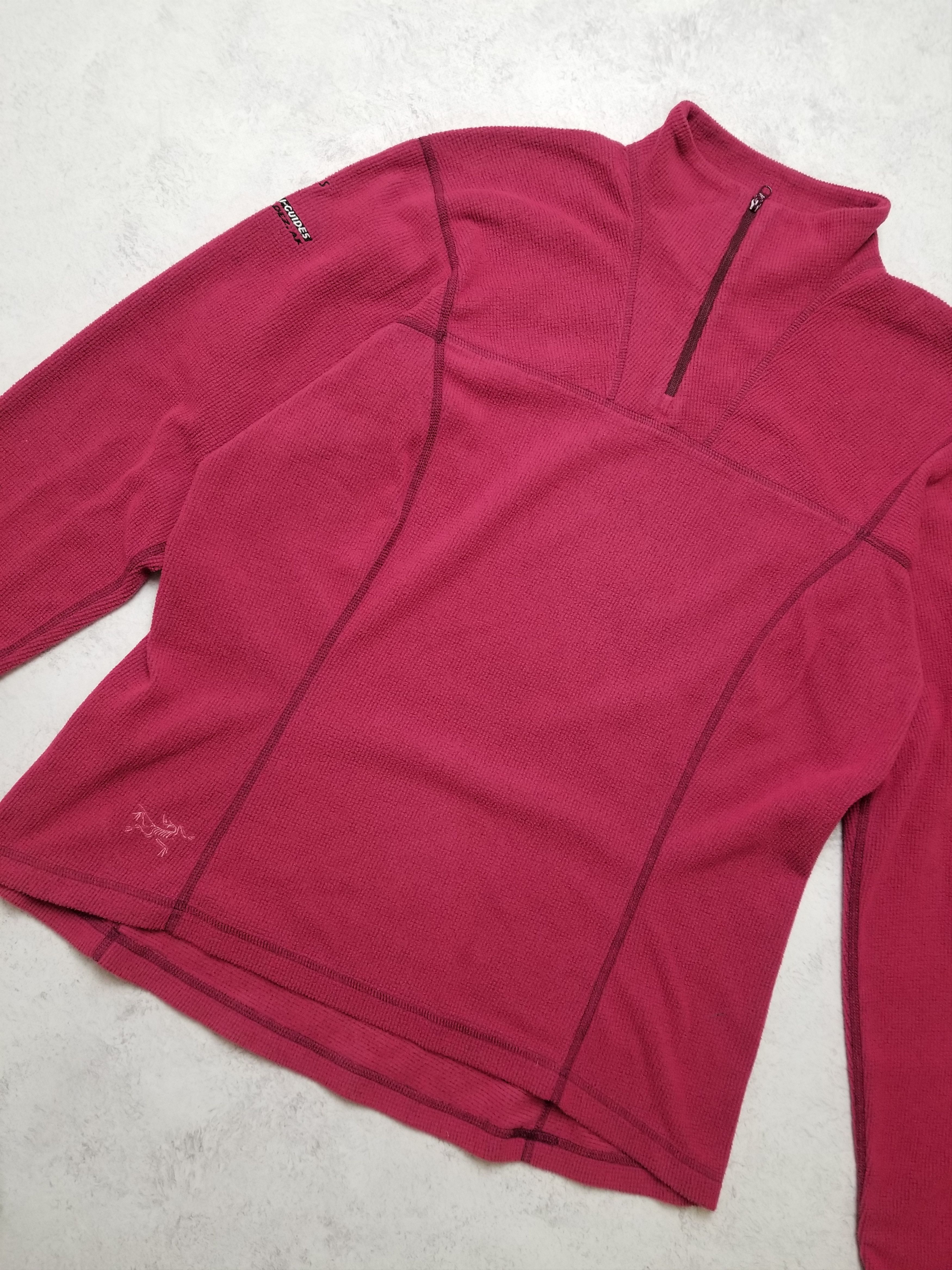 Arc'teryx Arc'Teryx DELTA Waffle Polartec Fleece 1/4 Zip Pullover Size L / US 10 / IT 46 - 4 Thumbnail