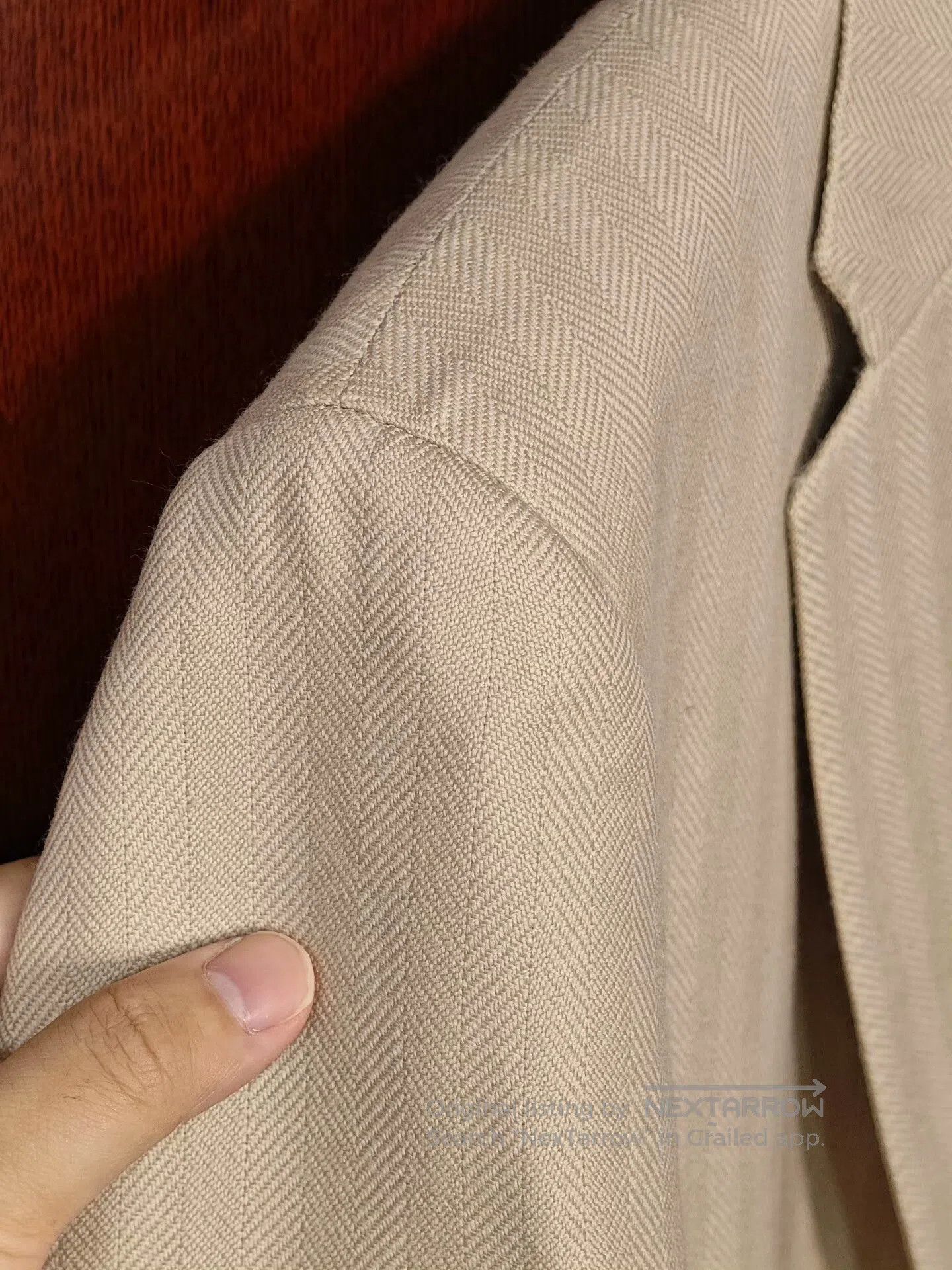 SCABAL Custom Beige Wool Blazer Suit. Size US L / EU 52-54 / 3 - 3 Thumbnail
