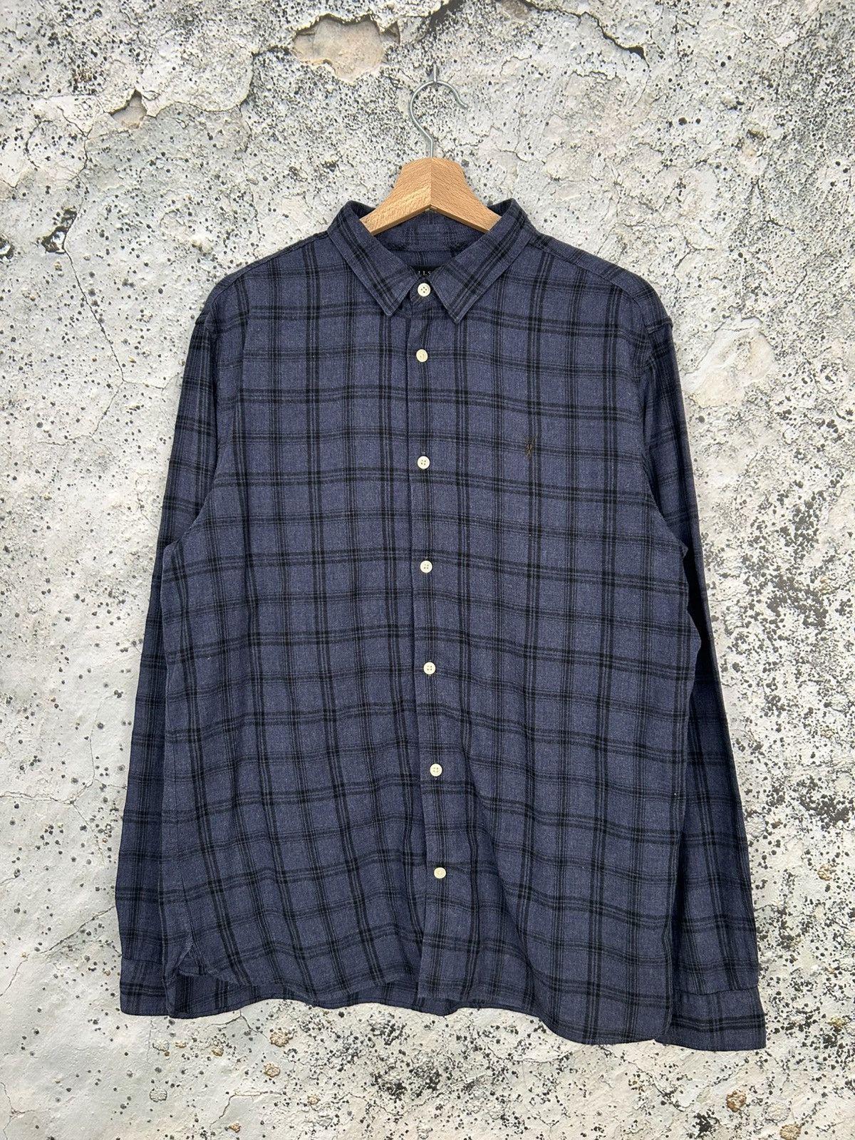 Allsaints Allsaints Checkered Shirt Avant Garde Designer Hype Size US L / EU 52-54 / 3 - 1 Thumbnail