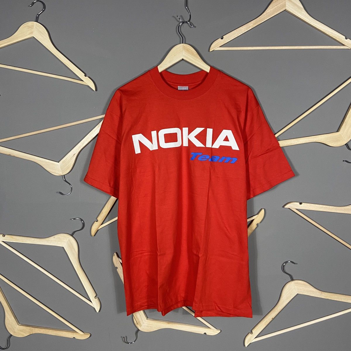 Vintage Vintage Nokia Team t-shirt Size US XL / EU 56 / 4 - 1 Thumbnail