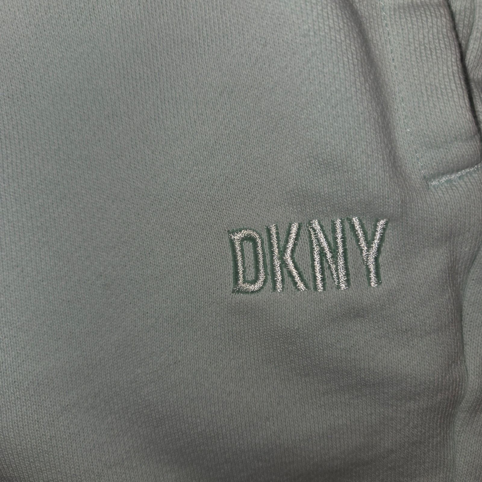 DKNY DKNY SPORT Women's Soft Teal Capri Sweatpants - L Size 35" - 5 Thumbnail