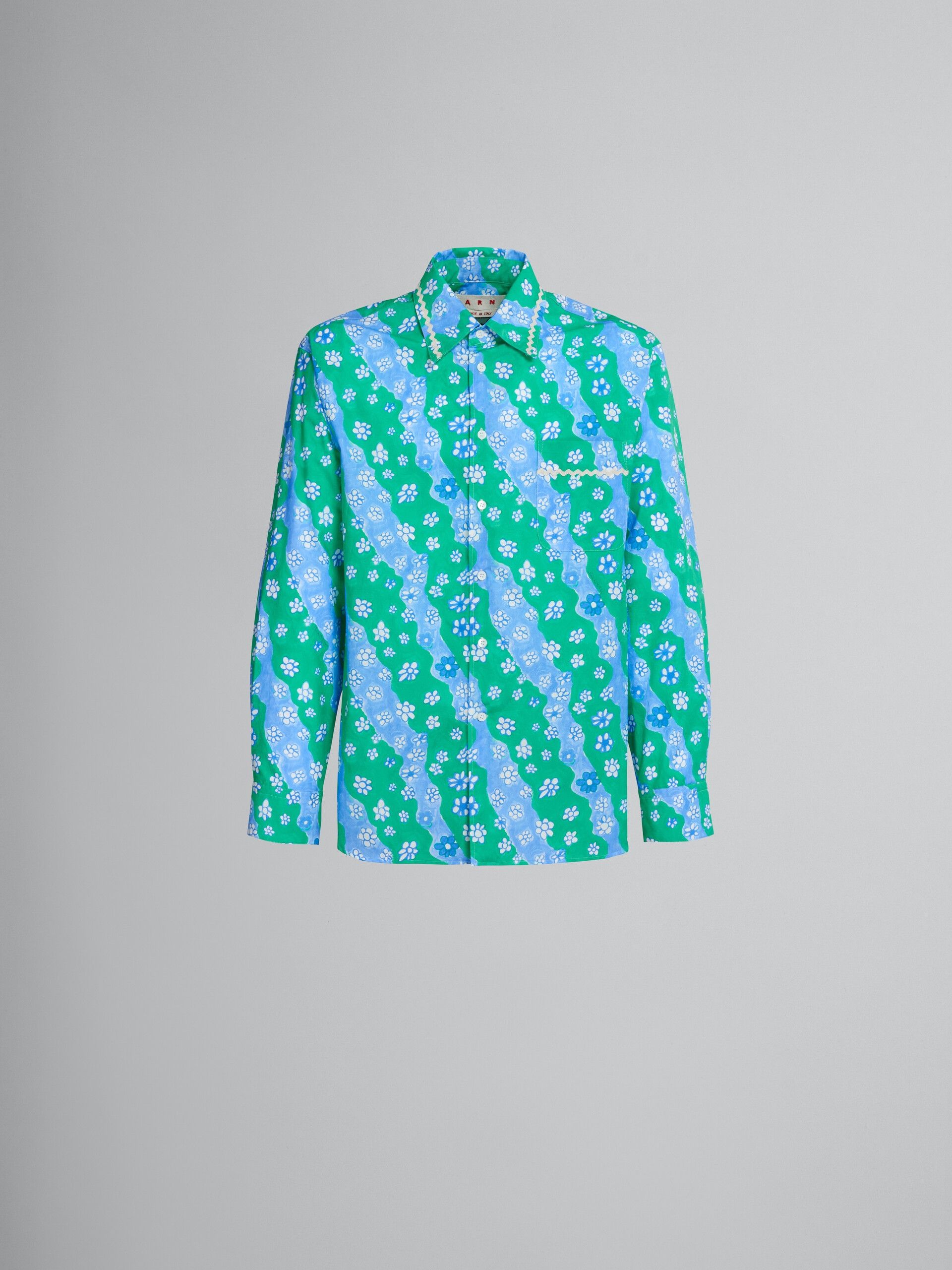 o1w1db10524 Poplin Shirt in Green