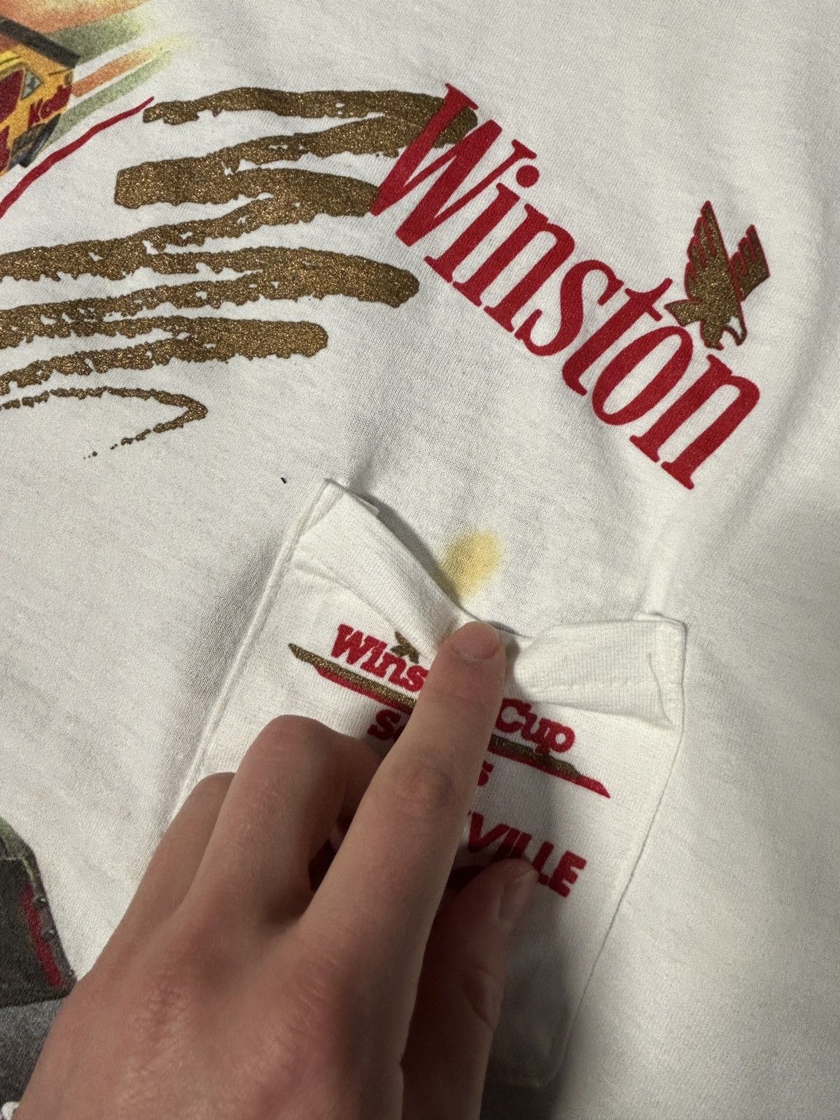 NASCAR Vintage 90s Winston Cup Graphic Tee Size US L / EU 52-54 / 3 - 3 Thumbnail