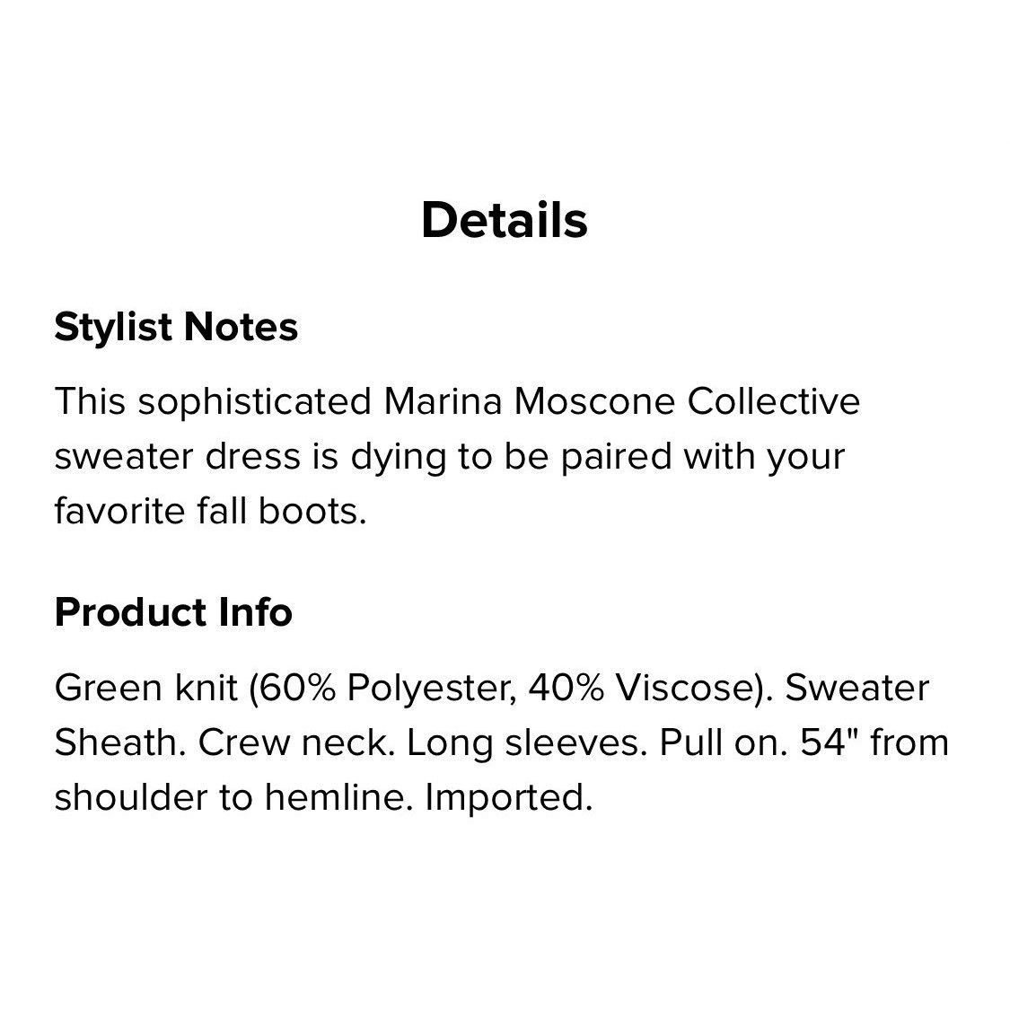 Other Marina Moscone X RTR Sweater Dress Msrp$330 - Large Size L / US 10 / IT 46 - 6 Thumbnail