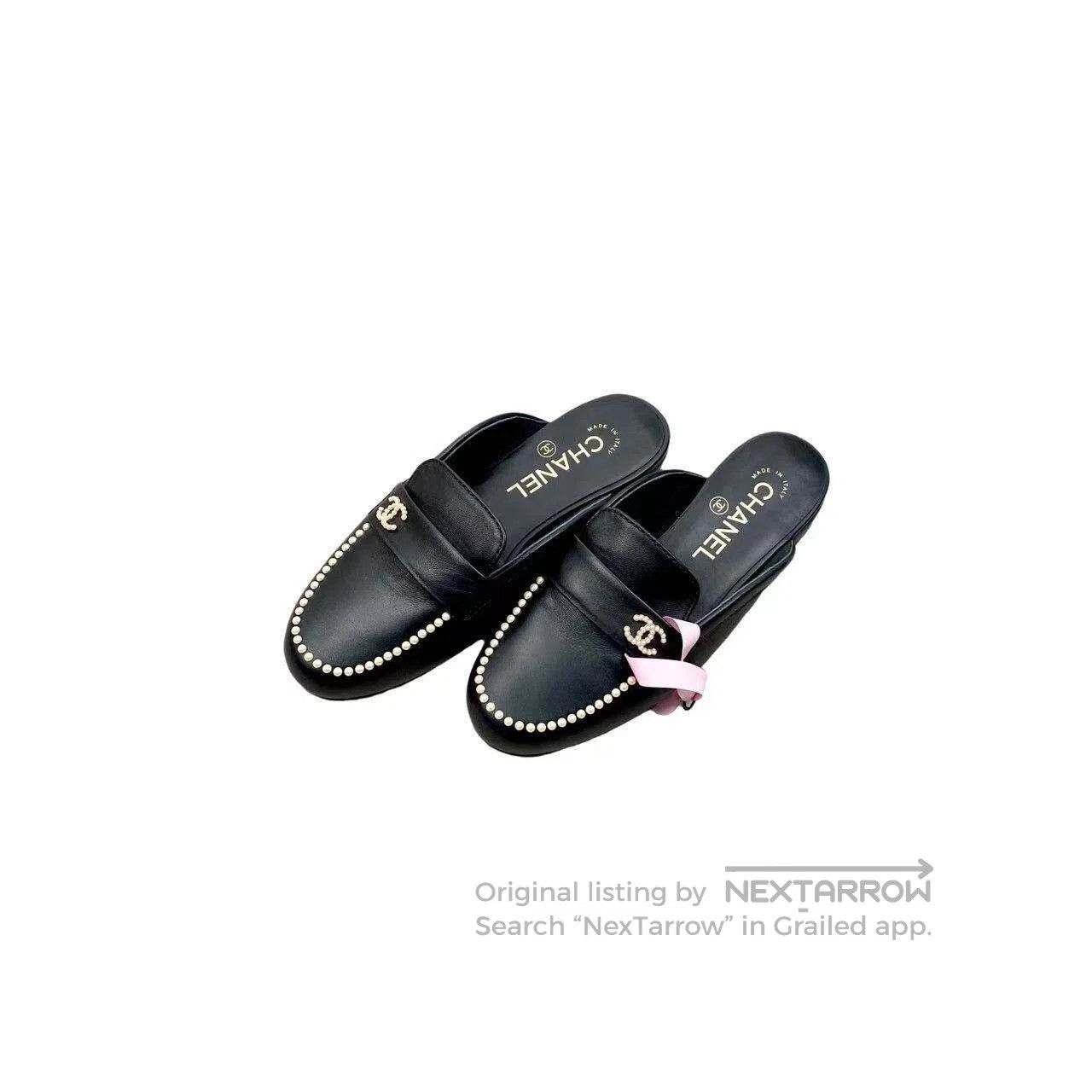 Chanel Chanel Pearl double C logo mules| Size US 4.5 / IT 34.5 - 1 Thumbnail