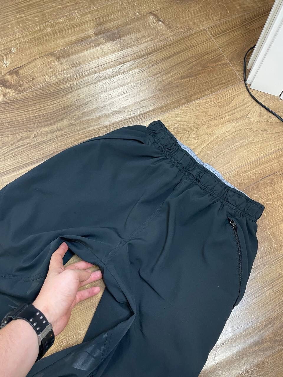 Nike × Vintage Vintage Nike Y2K Style 90’s Black Nylon Drill Pants Joggers Size US 32 / EU 48 - 10 Thumbnail