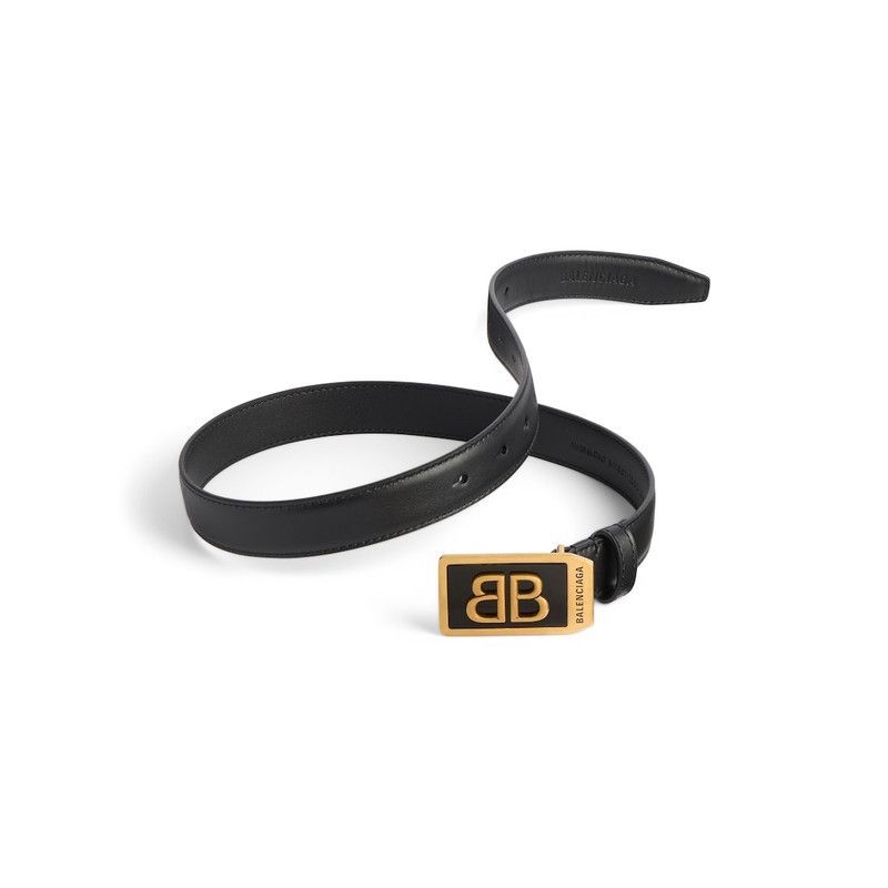 Balenciaga o1tr1nto0426 Size: 70 / Modu Belt in Black Size ONE SIZE - 2 Thumbnail