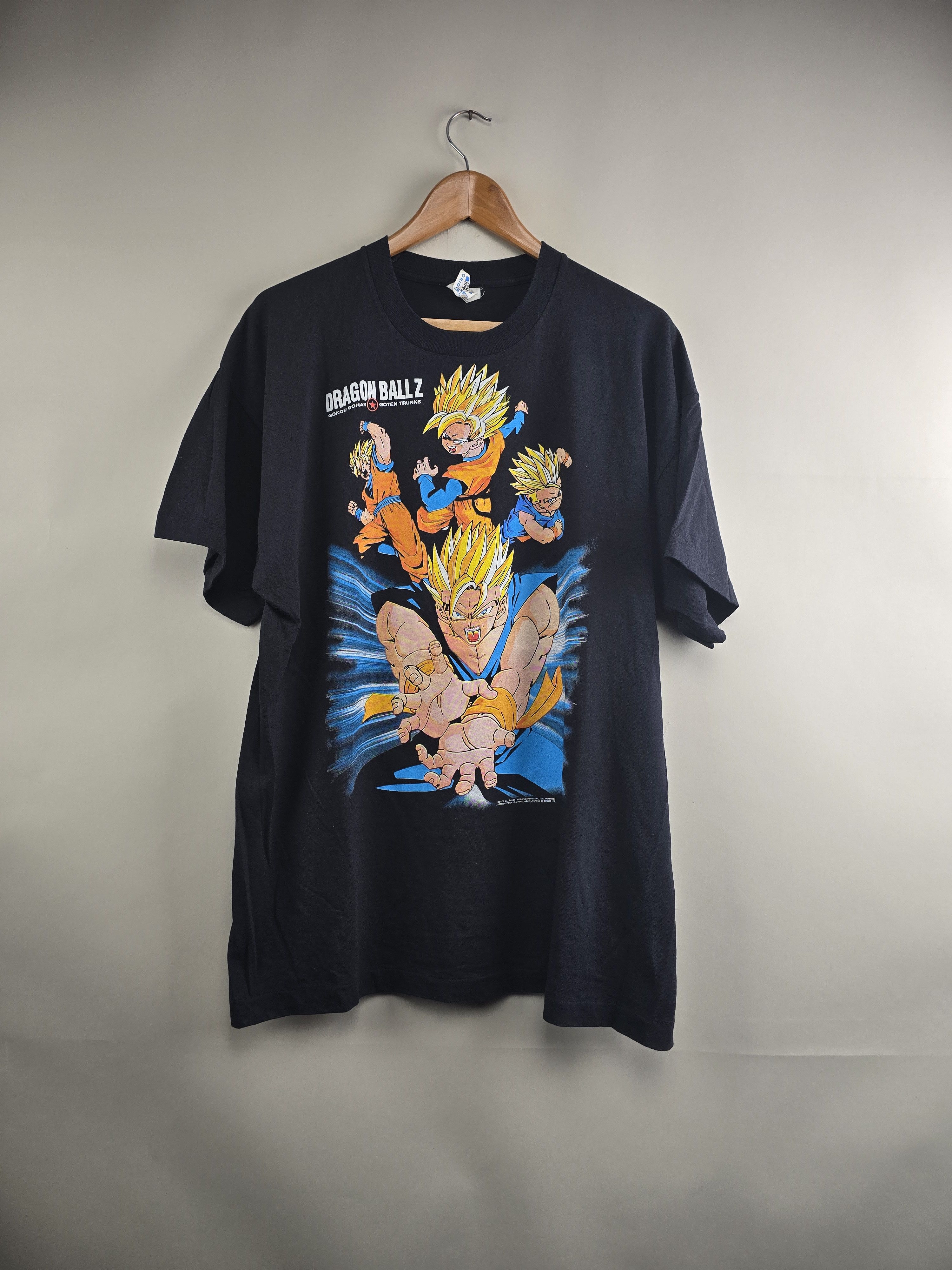 Anime × Vintage 90s Dragon Ball Z Goku Gohan Goten Trunks Anime