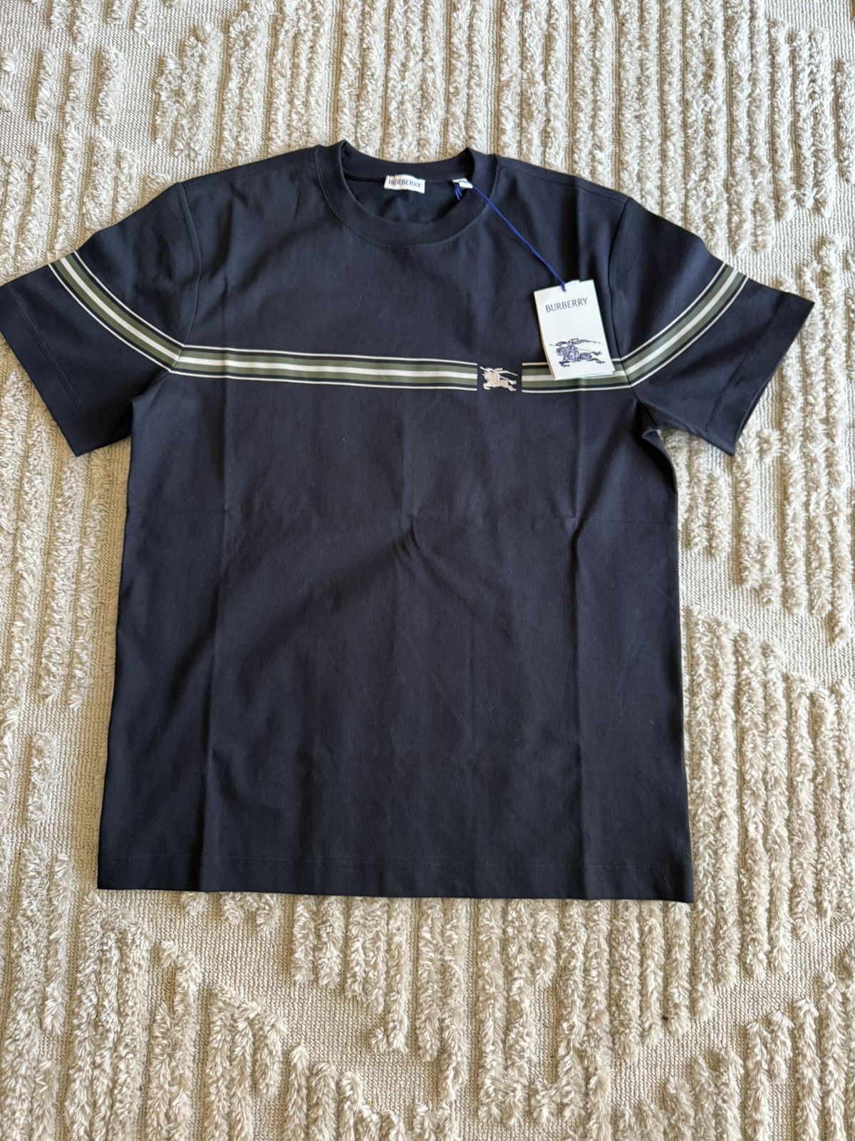 Burberry Burberry Striped cotton T-Shirt *New Season* (M) Size US M / EU 48-50 / 2 - 1 Thumbnail