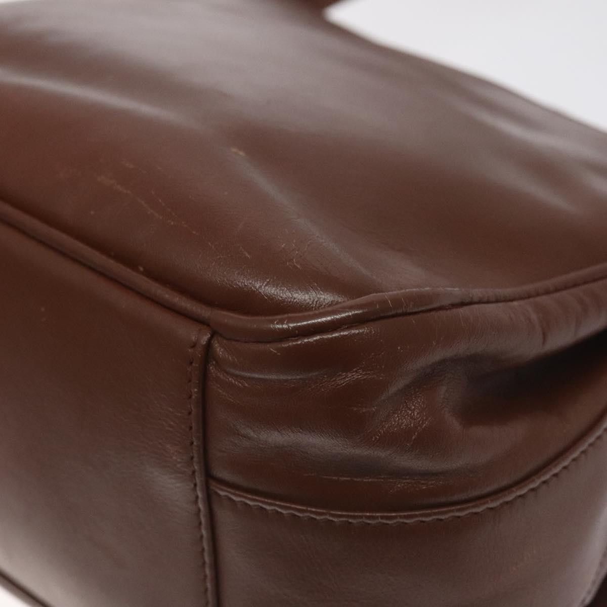 Gucci GUCCI Bamboo Shoulder Bag Leather Brown Gold 001 14 001 14 Size ONE SIZE - 12 Thumbnail