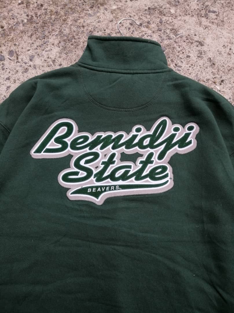 Jansport Jansport Bemidji State Beavers Half Zipper Sweatshirt Size US XL / EU 56 / 4 - 4 Thumbnail