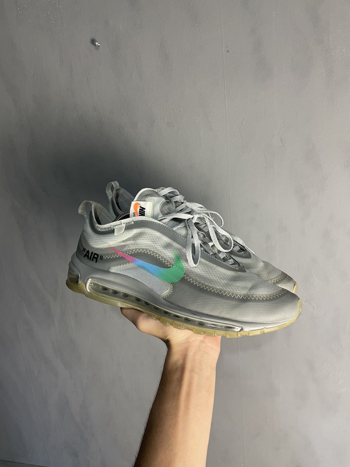 Nike × Off-White Nike Off White Air Max 97 Menta Size US 11 / EU 44 - 1 Thumbnail