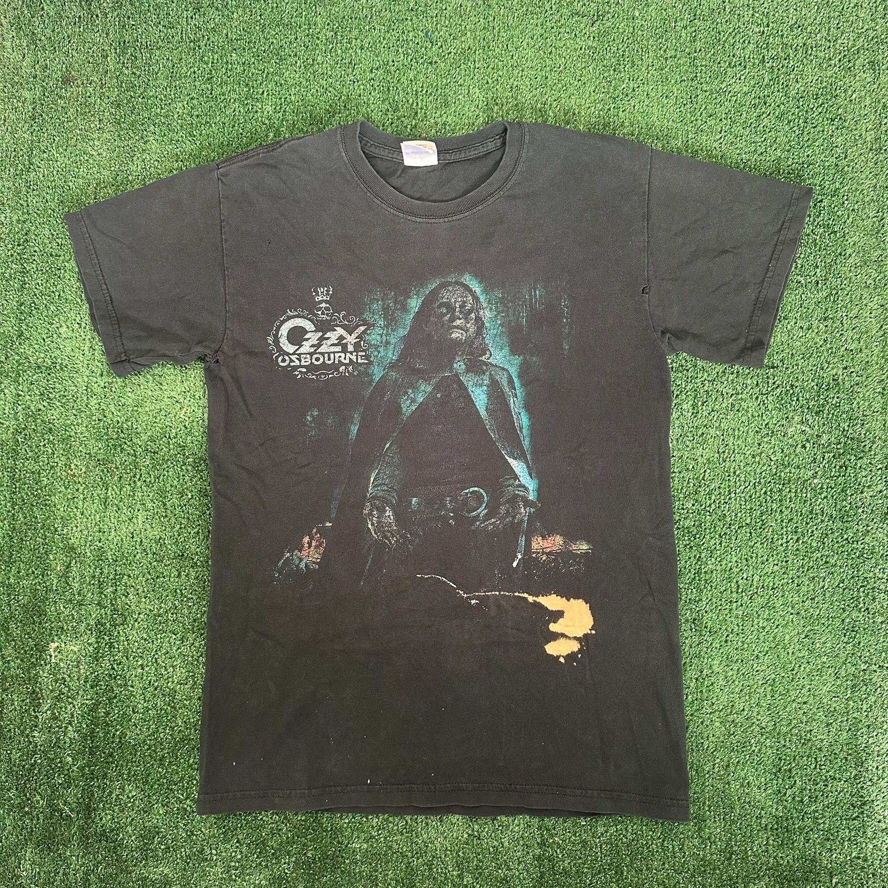 Ozzy Osbourne Vintage Y2K Ozzy Osbourne T-Shirt Black Rain Tour Band Tee Size US S / EU 44-46 / 1 - 1 Thumbnail
