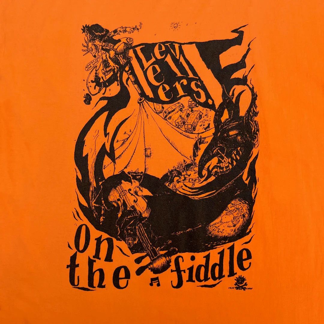 Band Tees × Vintage The Levellers 1992 90s Vintage On the Fiddle Band T-Shirt Size US XL / EU 56 / 4 - 2 Thumbnail