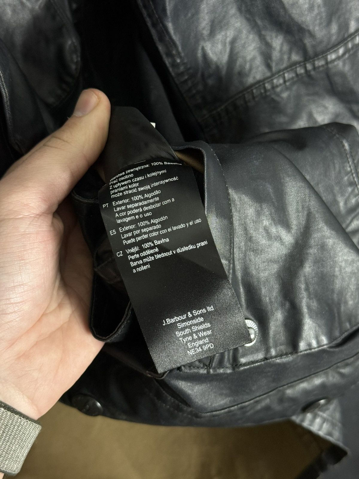 Barbour Barbour International Triumph Jacket Mens Waxed Cotton Size US L / EU 52-54 / 3 - 19 Thumbnail