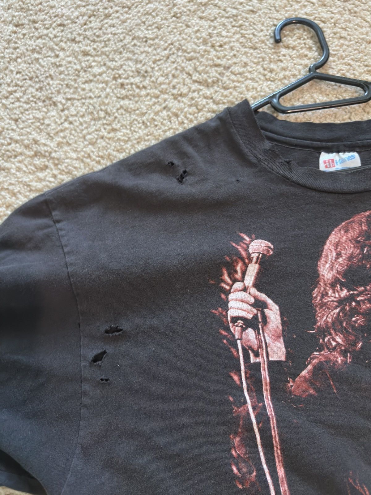 Vintage Jim Morrison Light My Fire Size US XL / EU 56 / 4 - 2 Thumbnail