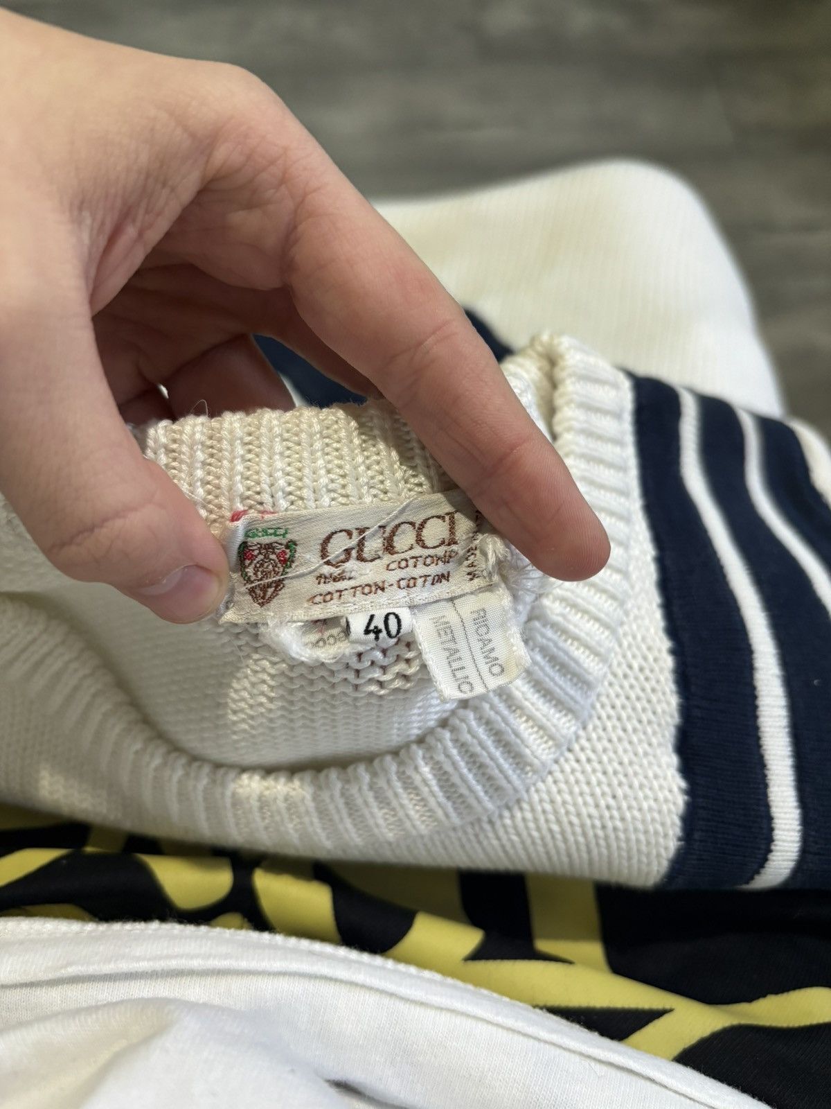 Gucci Sweter Gucci 80,s from 1980’s Size S / US 4 / IT 40 - 4 Thumbnail