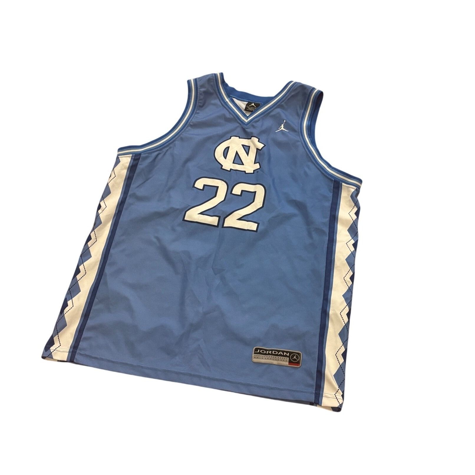 Jordan Brand Nike Air Jordan North Carolina Tar Heels #22 Basketball Jers Size US L / EU 52-54 / 3 - 4 Thumbnail