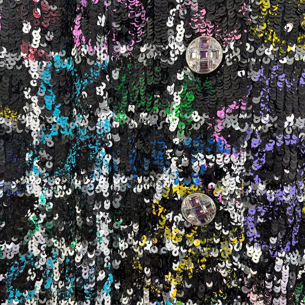 Chanel Chanel 22A Multicolor Sequin Tweed Jacket K12 Size XS / US 0-2 / IT 36-38 - 5 Thumbnail