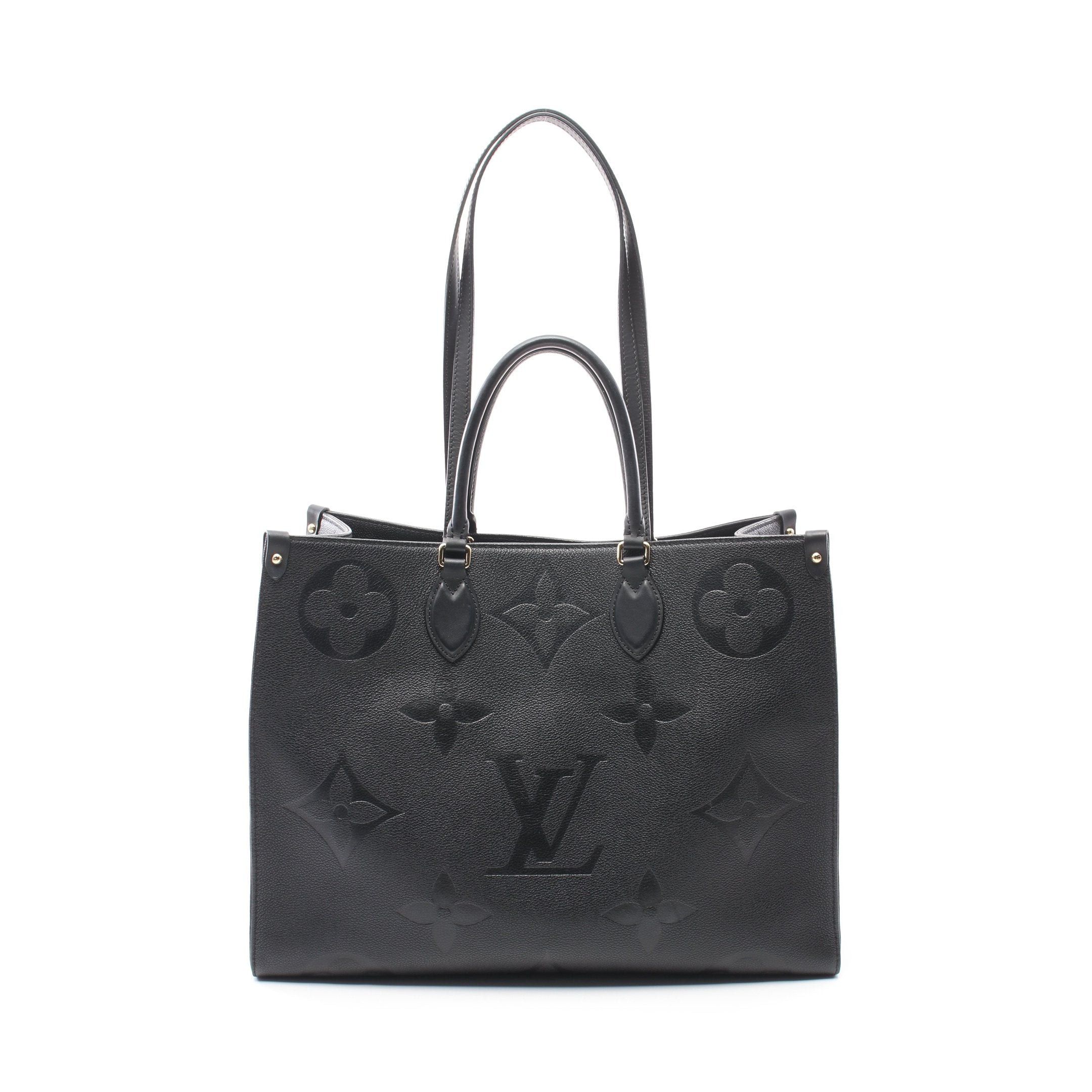 Louis Vuitton Louis Vuitton On-The-Go Gm Monogram Empreinte Noir Shoulder Bag Tote Leather Black Size ONE SIZE - 1 Thumbnail