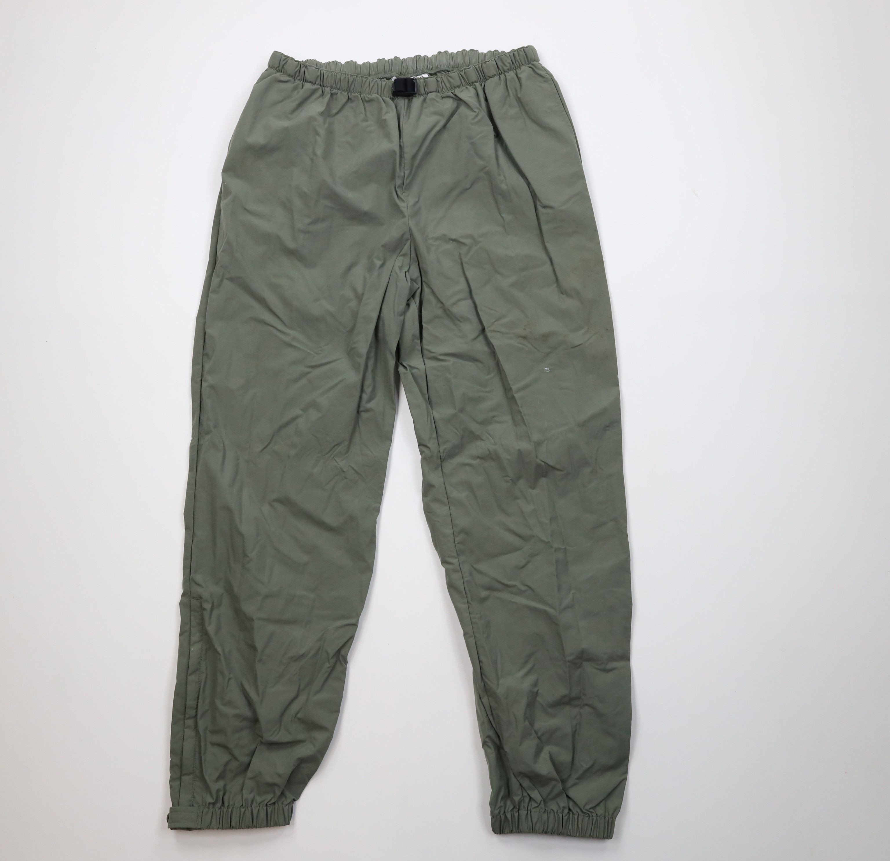Columbia Vintage 90s Columbia Belted Windbreaker Joggers Pants Green Size US 38 / EU 54 - 1 Thumbnail
