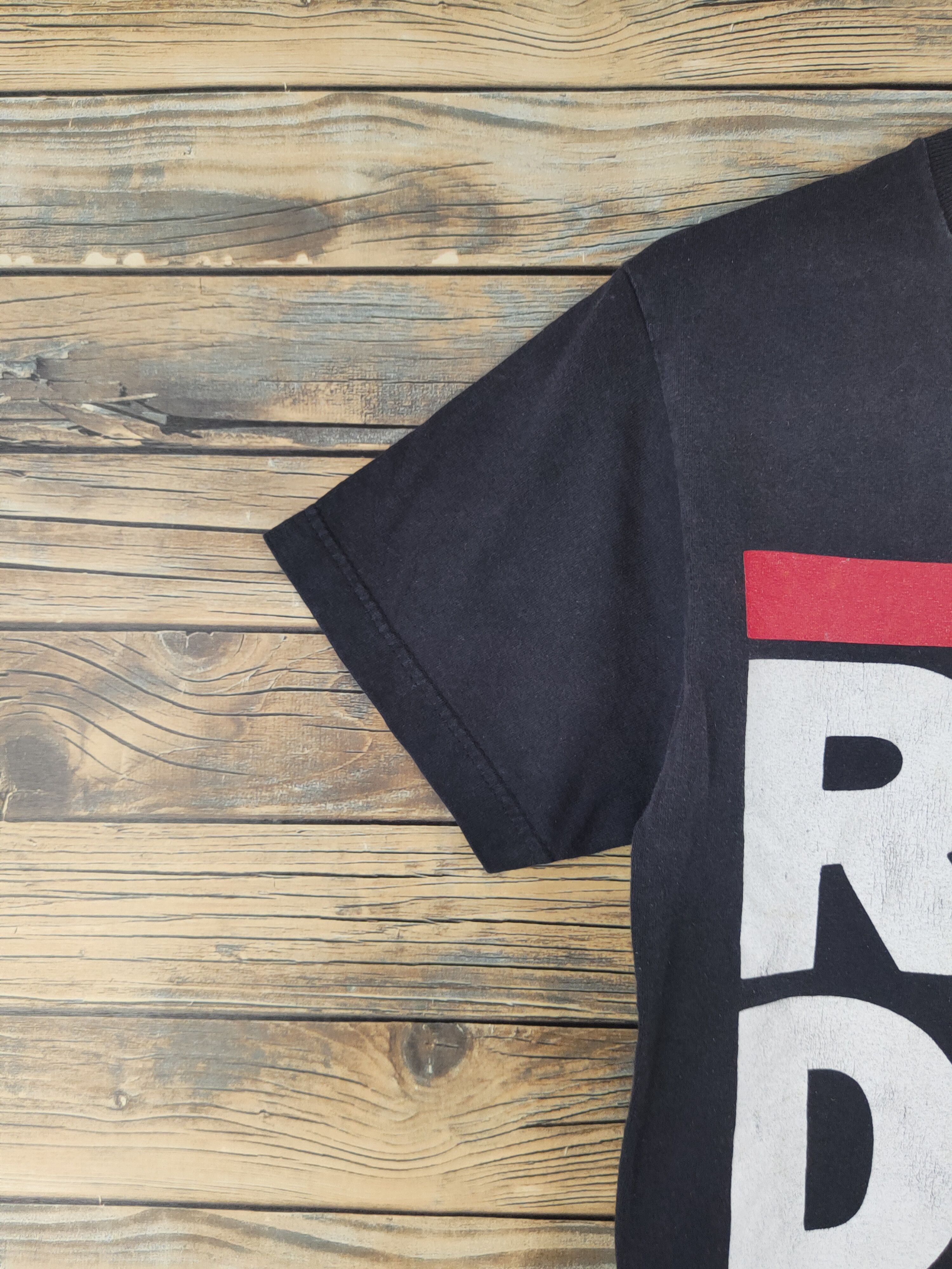Band Tees RUN DMC Black Faded Short Sleeve T-shirt #604 Size US S / EU 44-46 / 1 - 4 Thumbnail