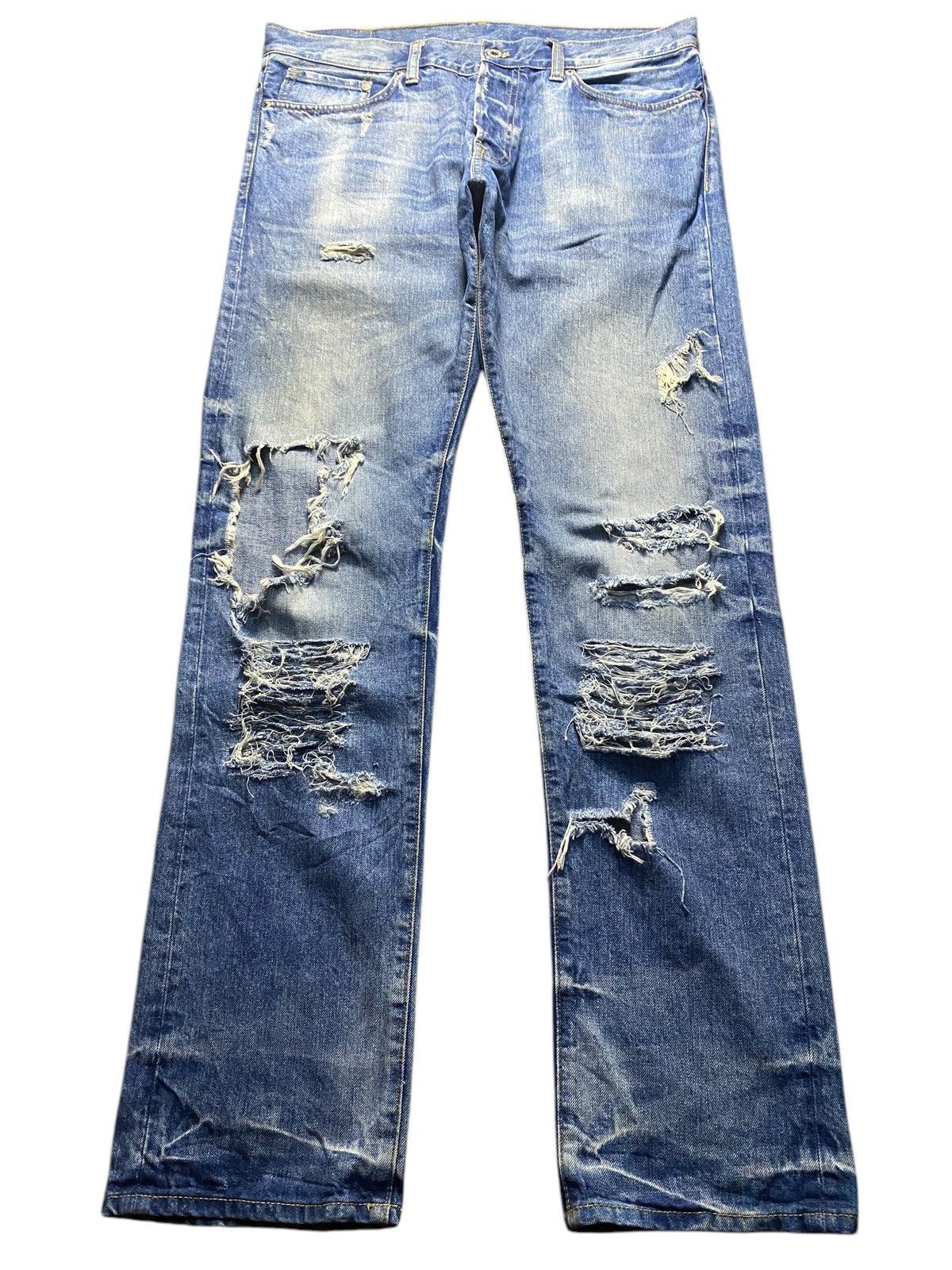 Japanese Brand Vintage Japan Brand &Denim Distressed Style Jeans Size US 36 / EU 52 - 1 Thumbnail