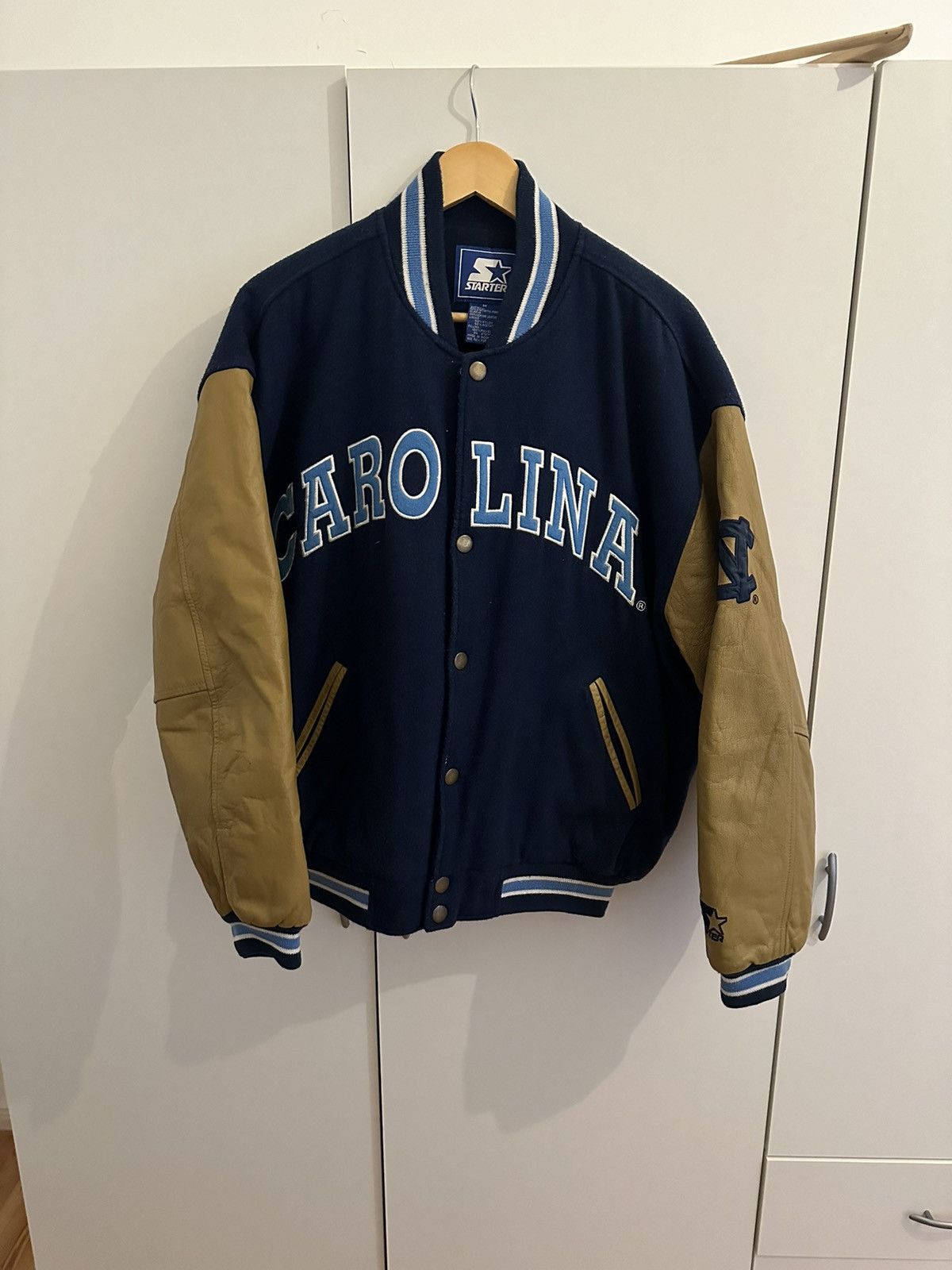 Starter Starter Jacke North Carolina Size M Lederjacke Jacket Size US M / EU 48-50 / 2 - 3 Thumbnail