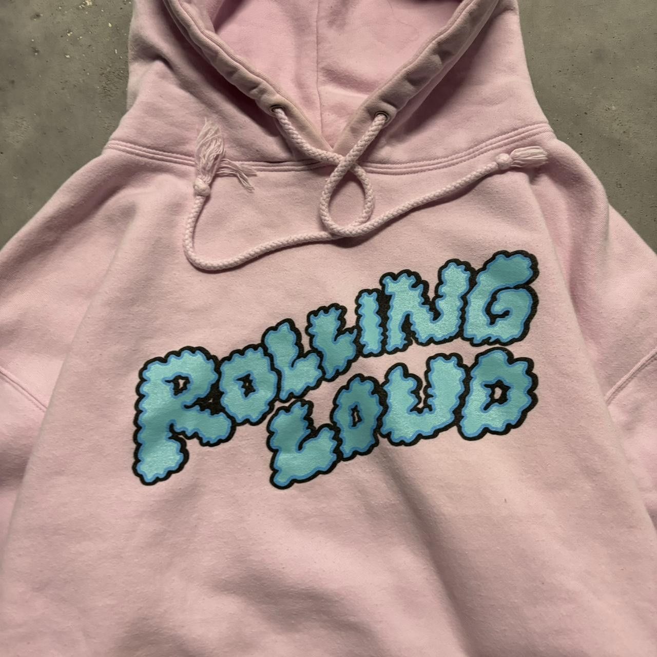 Rolling Loud × Vintage Crazy Vintage y2K/2000s Pink Rolling Loud Hip Hop Hoodie! Size US L / EU 52-54 / 3 - 5 Thumbnail