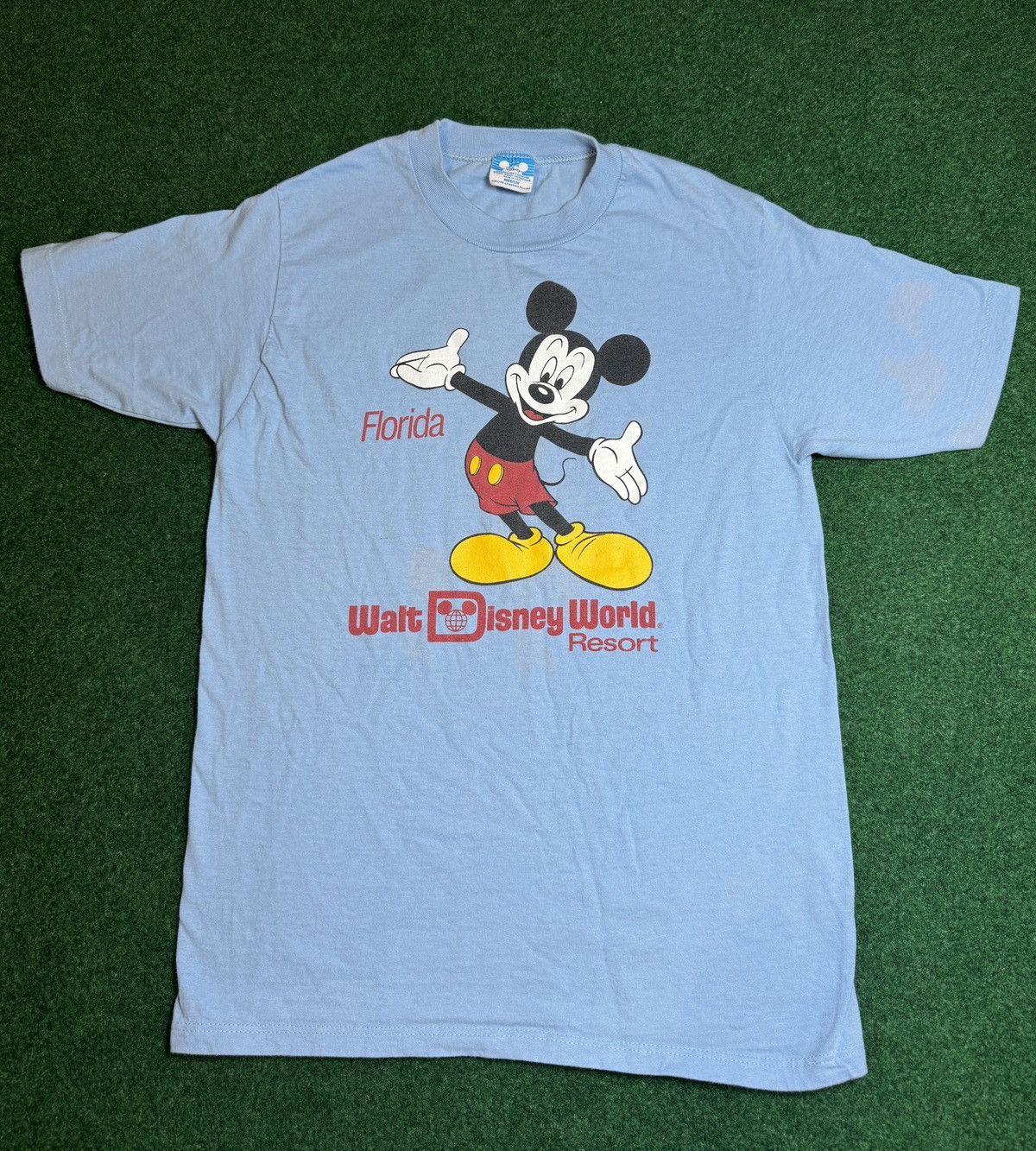 Disney × Vintage vintage 80s Walt Disney World Resort Mickey Mouse T Shirt Size US S / EU 44-46 / 1 - 1 Thumbnail