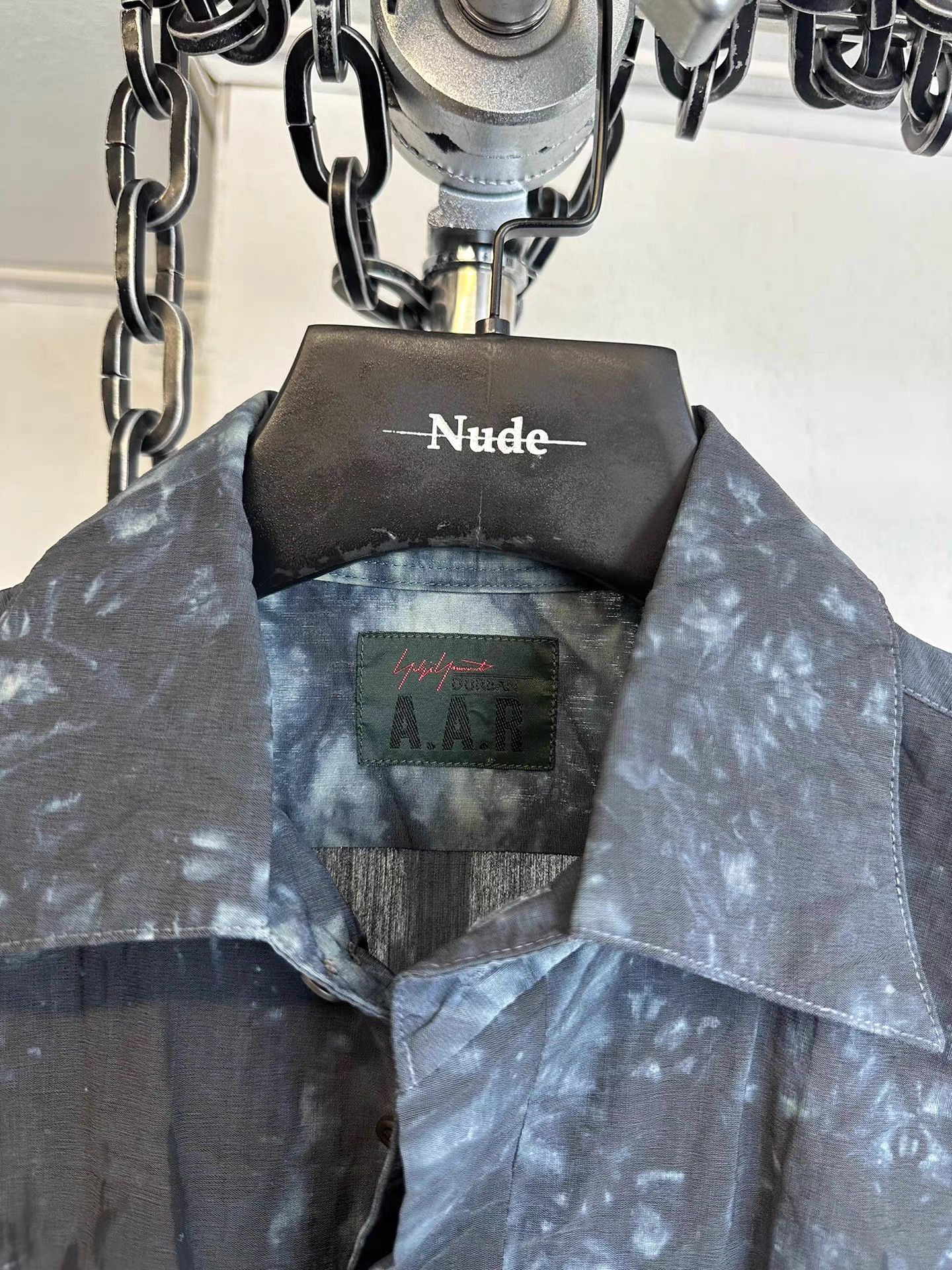 Yohji Yamamoto yohji yamamoto AAR Pleated Tie-Dye Shirt K20 Size US M / EU 48-50 / 2 - 3 Thumbnail