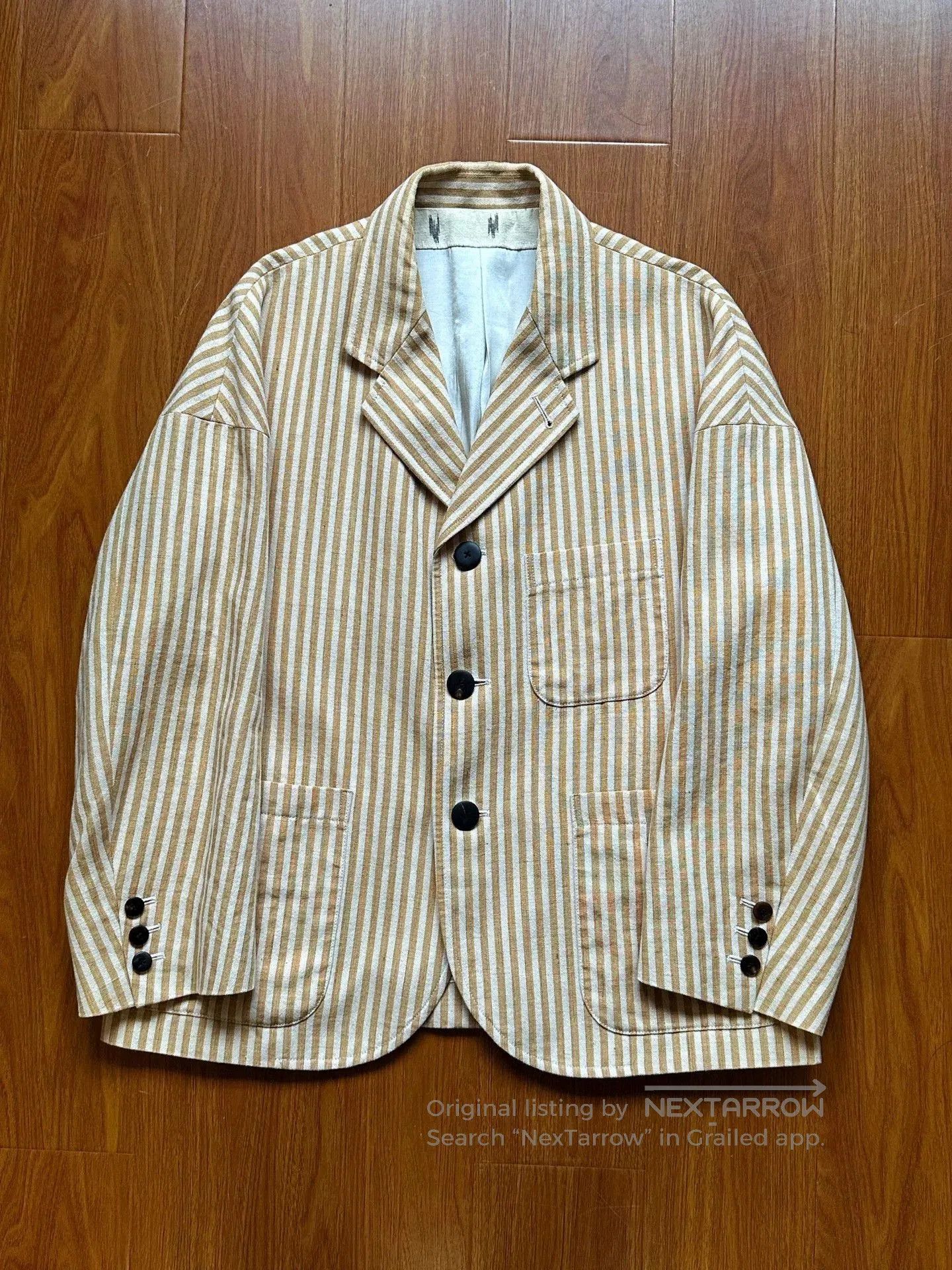 Visvim VISVIM Falkland Striped Blazer 22SS. Size US S / EU 44-46 / 1 - 1 Thumbnail