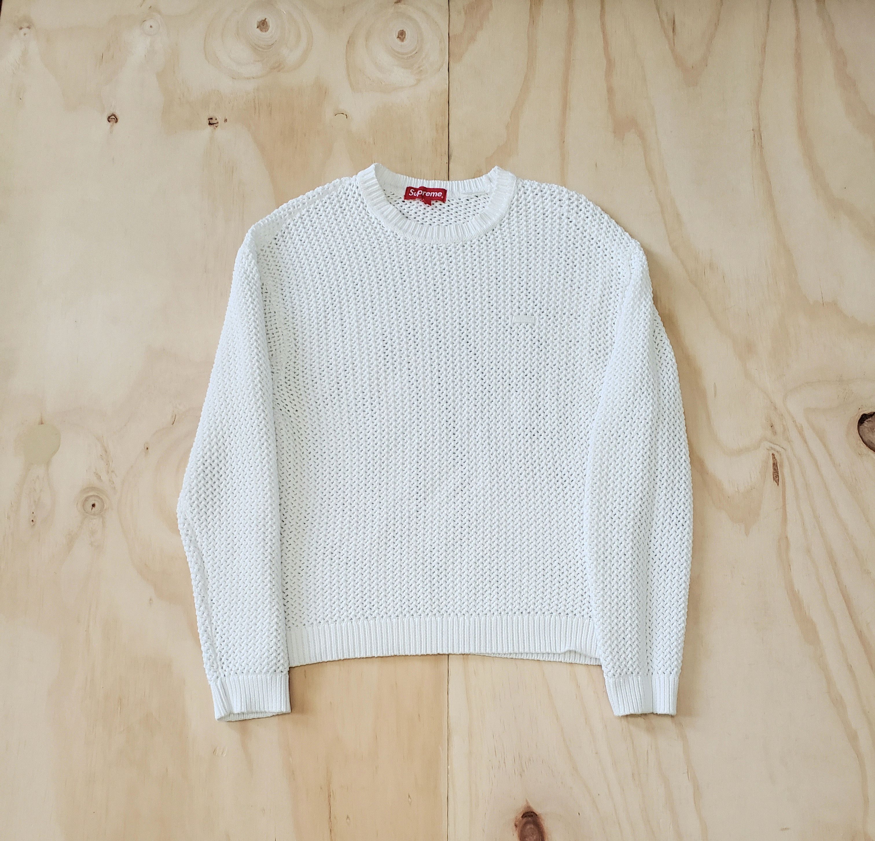 Supreme Supreme 2022 Open Knit Small Box Sweater | Grailed