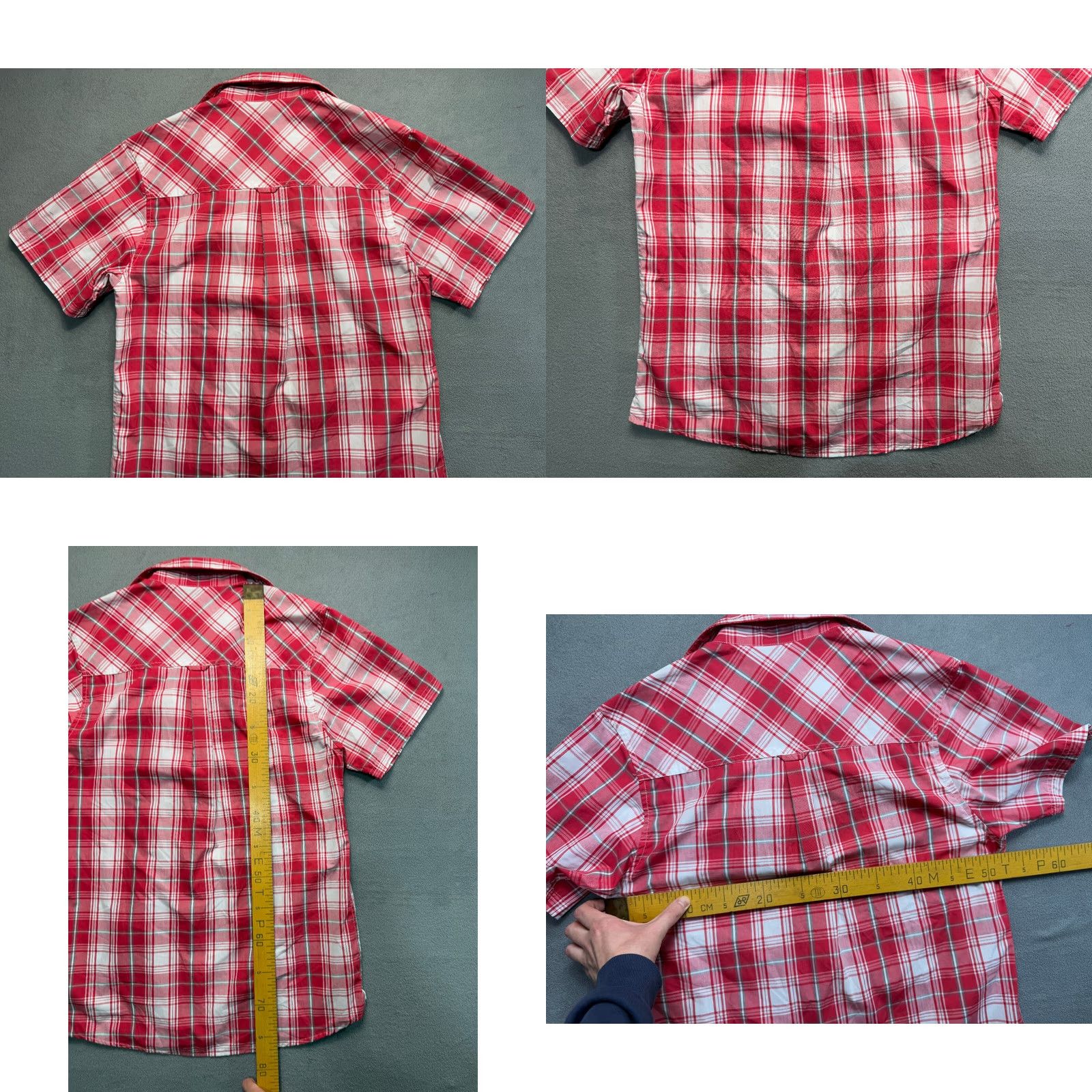 Vintage Craghoppers Button-Up Shirt Mens M Red Short Sleeve Shirt Size US M / EU 48-50 / 2 - 10 Thumbnail