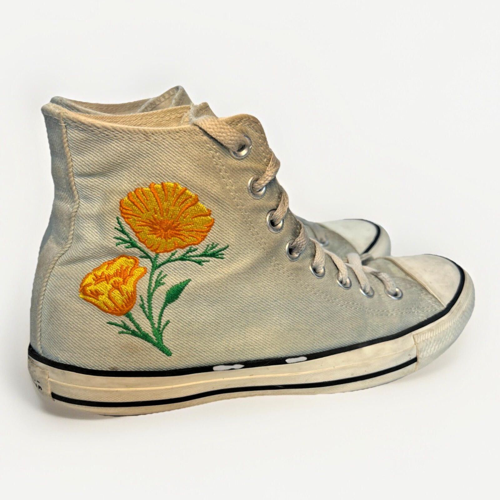 Converse Converse Chuck Taylor Flower Women's Size10 Men Size8 Gray Size US 10 / IT 40 - 1 Thumbnail