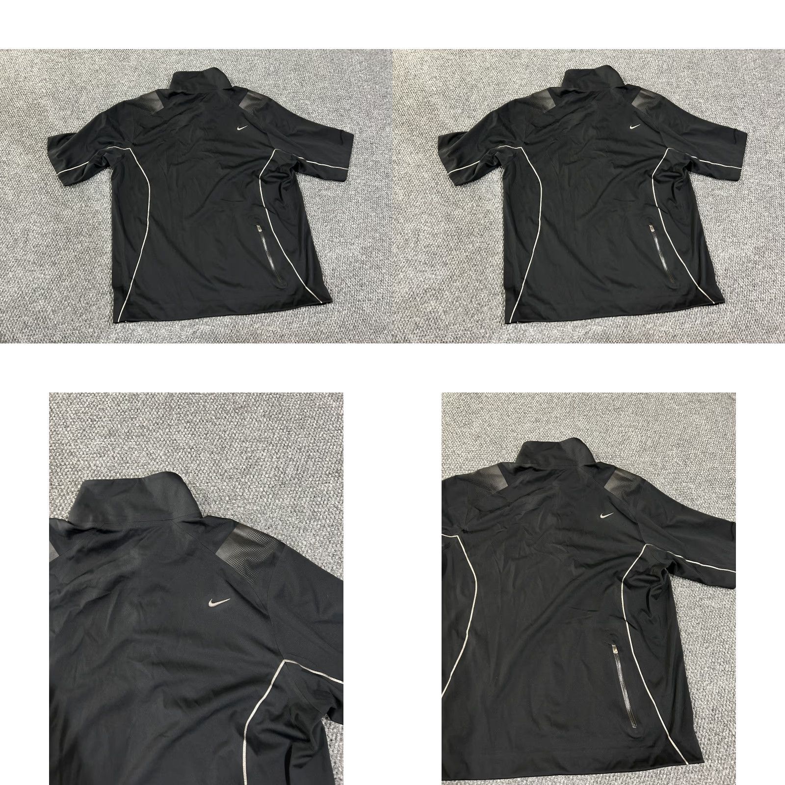 Nike Nike Golf Jacket Mens M Black Windbreaker Pullover Half Zip Storm Fit Geor gia Wind Size US M / EU 48-50 / 2 - 8 Thumbnail