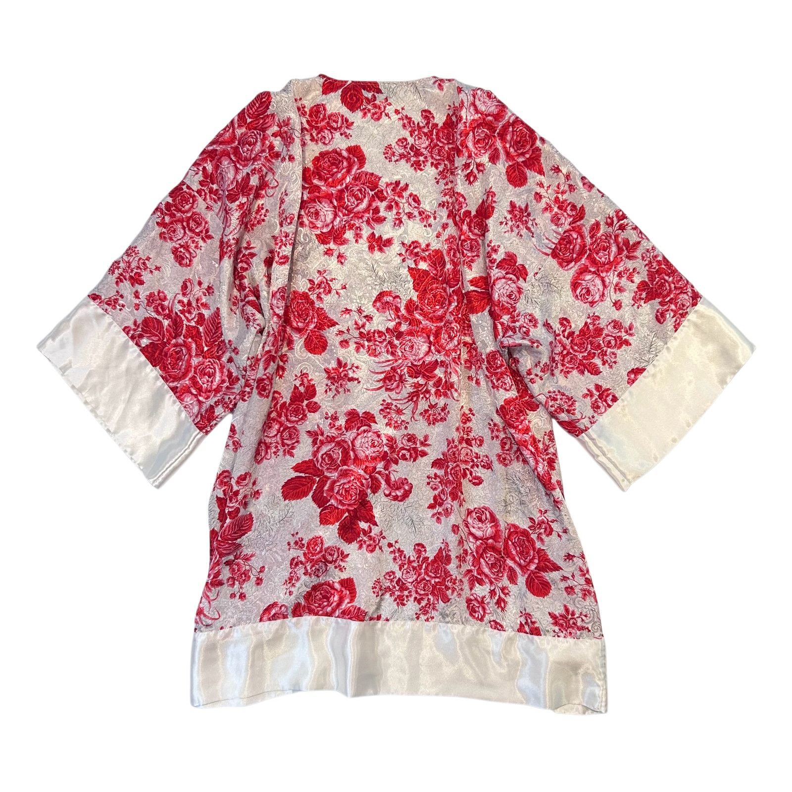 Victoria's Secret Vintage 90s Victoria’s Secret Floral Robe & Slip Dress Set M Size M / US 6-8 / IT 42-44 - 6 Thumbnail