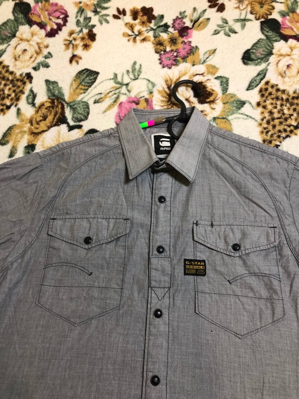 G-Star G-Star Big Blue Blue Long Slee Wing Oxford 100% Western Size US XL / EU 56 / 4 - 4 Thumbnail