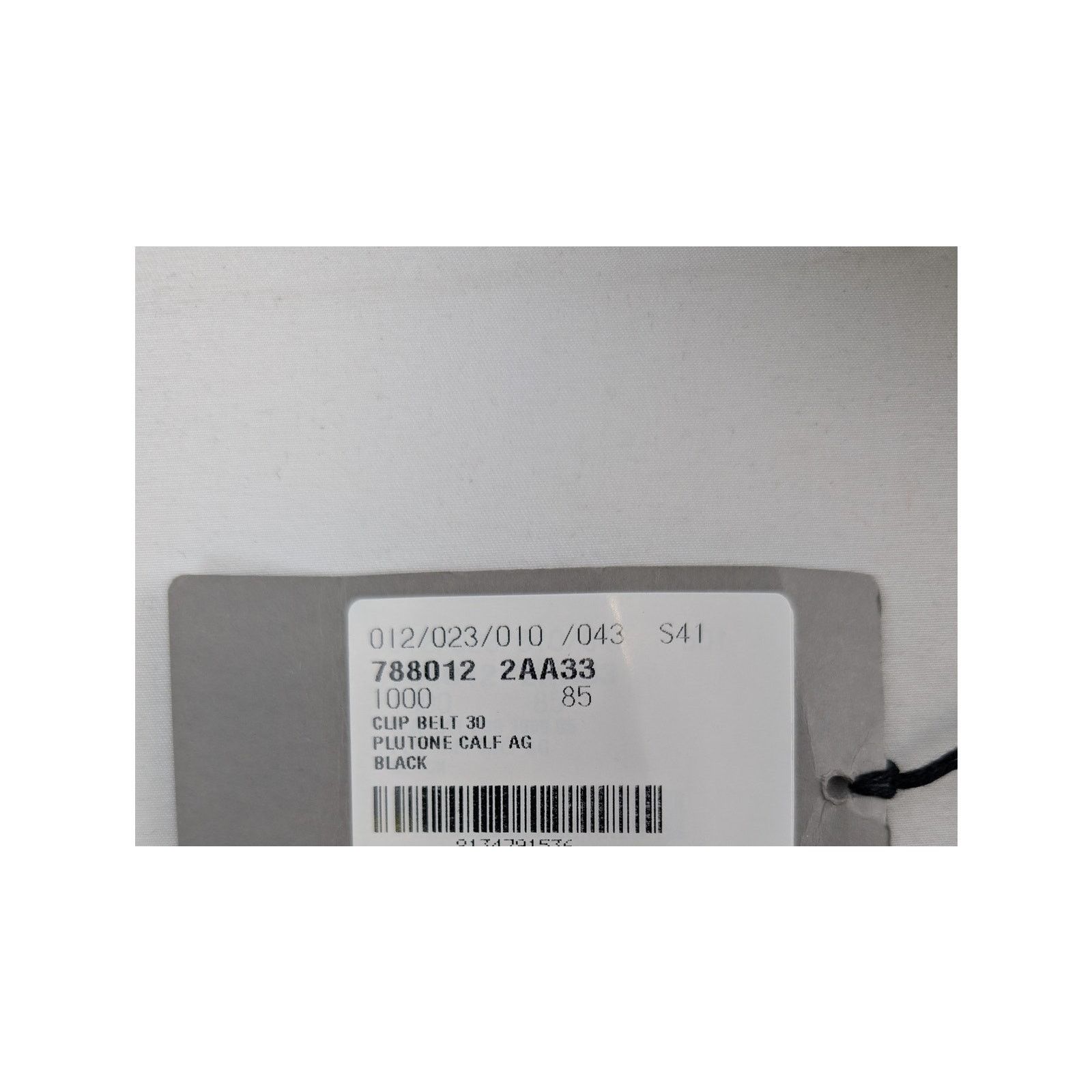 Balenciaga o1rshd1 Size: 85cm / Plutone Calf AG Clip Belt in Black Size 34 - 15 Thumbnail