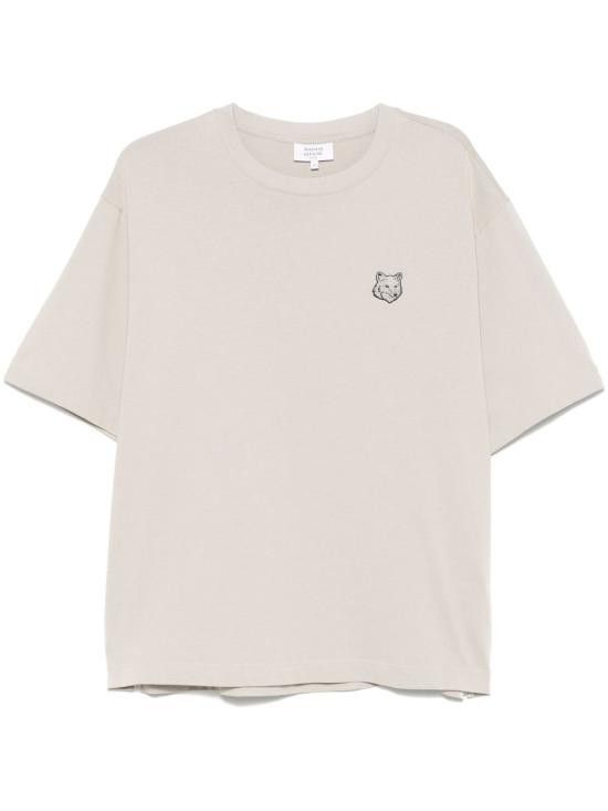 Tシャツ・カットソー MAISON KITSUNE Men T Shirts LM00107KJ01190119 BEIGE Maison Kitsune MAISON KITSUNE Men T-Shirts LM00107
